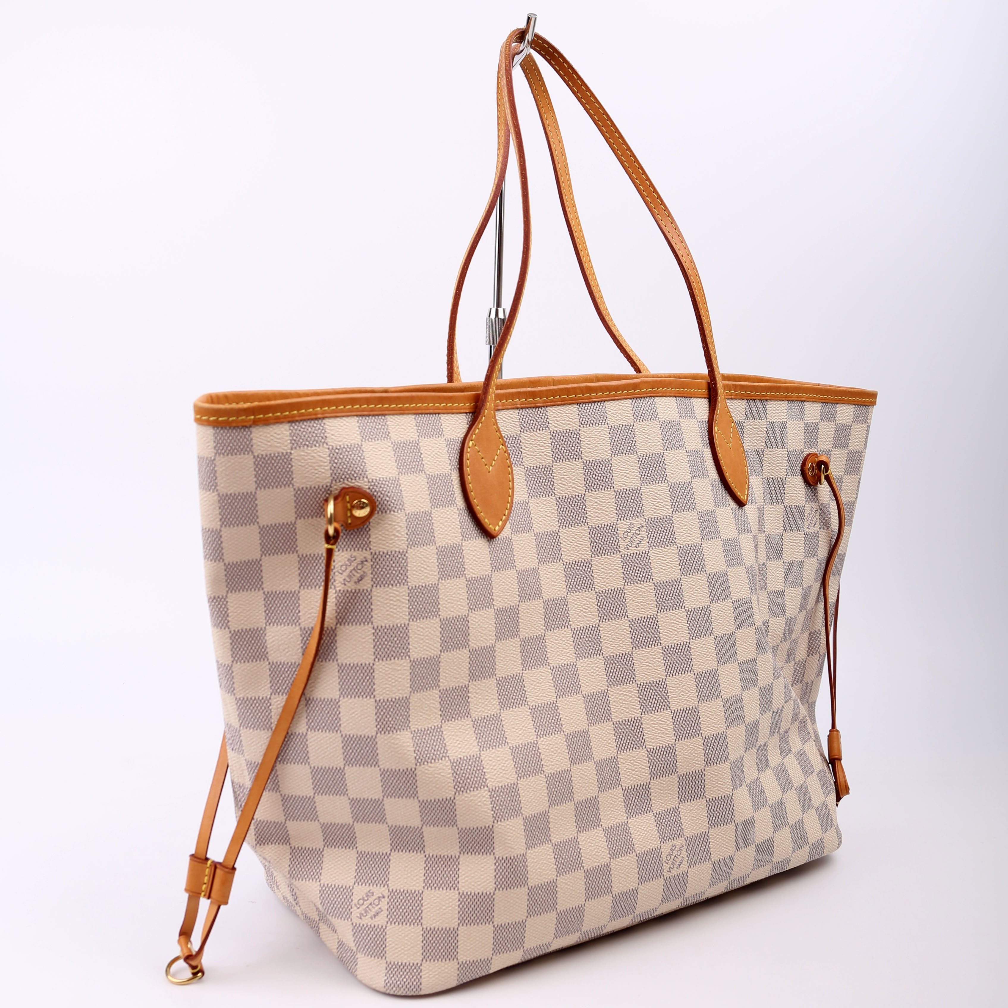 Neverfull With Wallet MM Damier Azur
