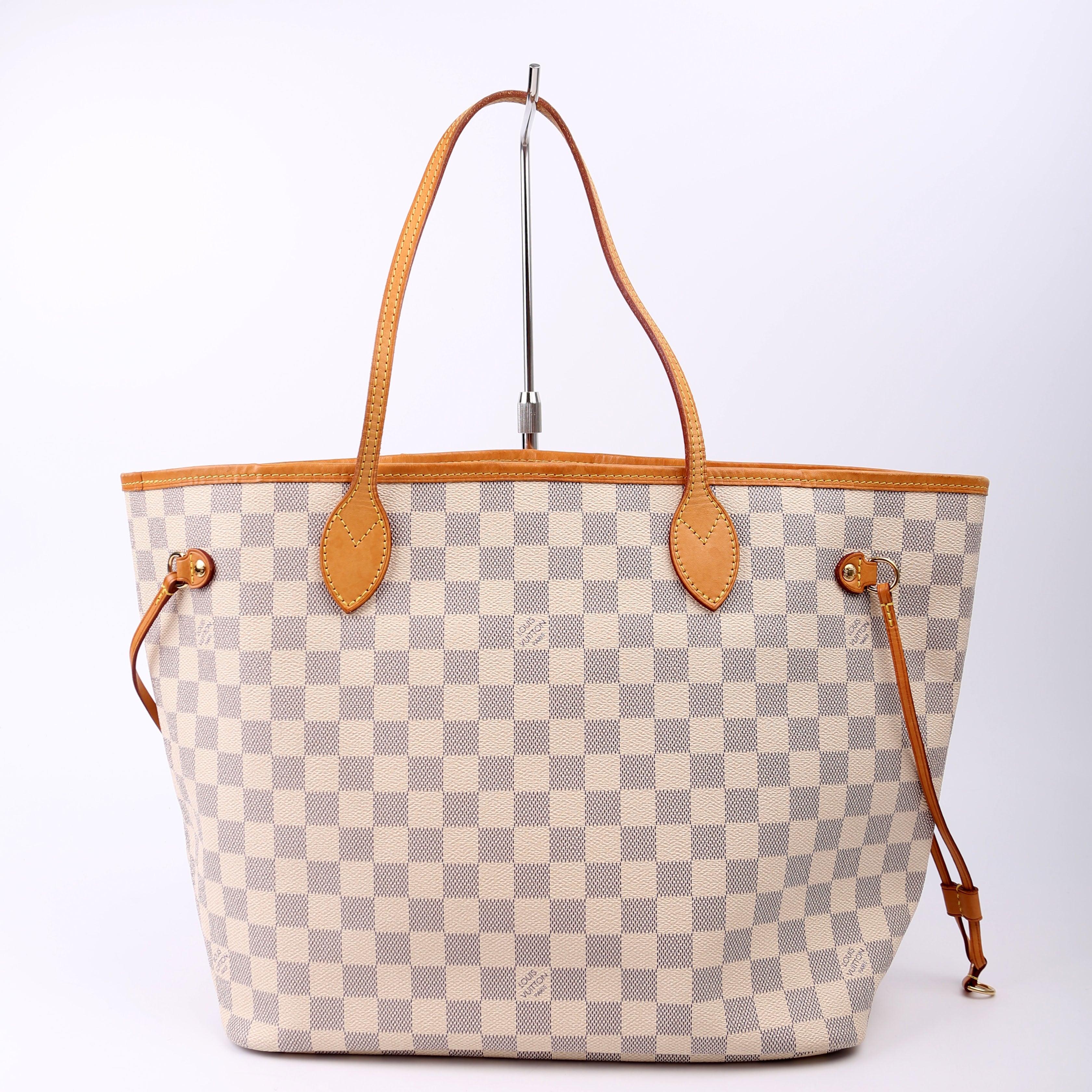 Neverfull With Wallet MM Damier Azur