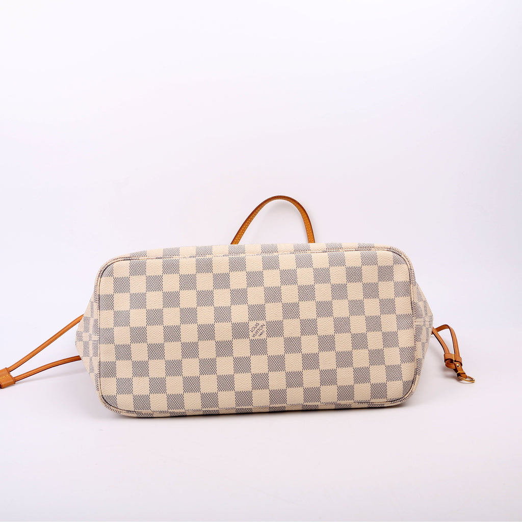 Neverfull With Wallet MM Damier Azur