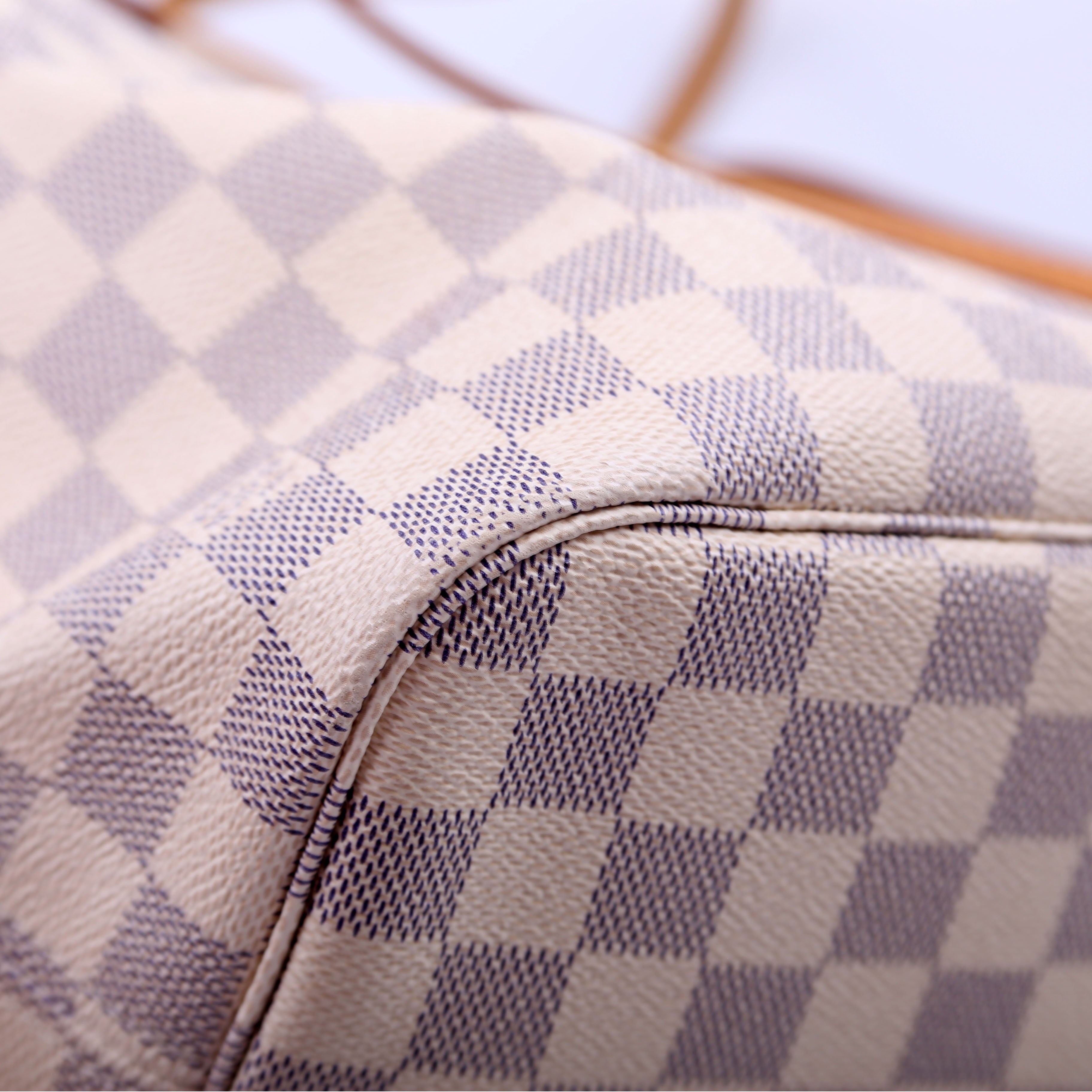 Neverfull With Wallet MM Damier Azur