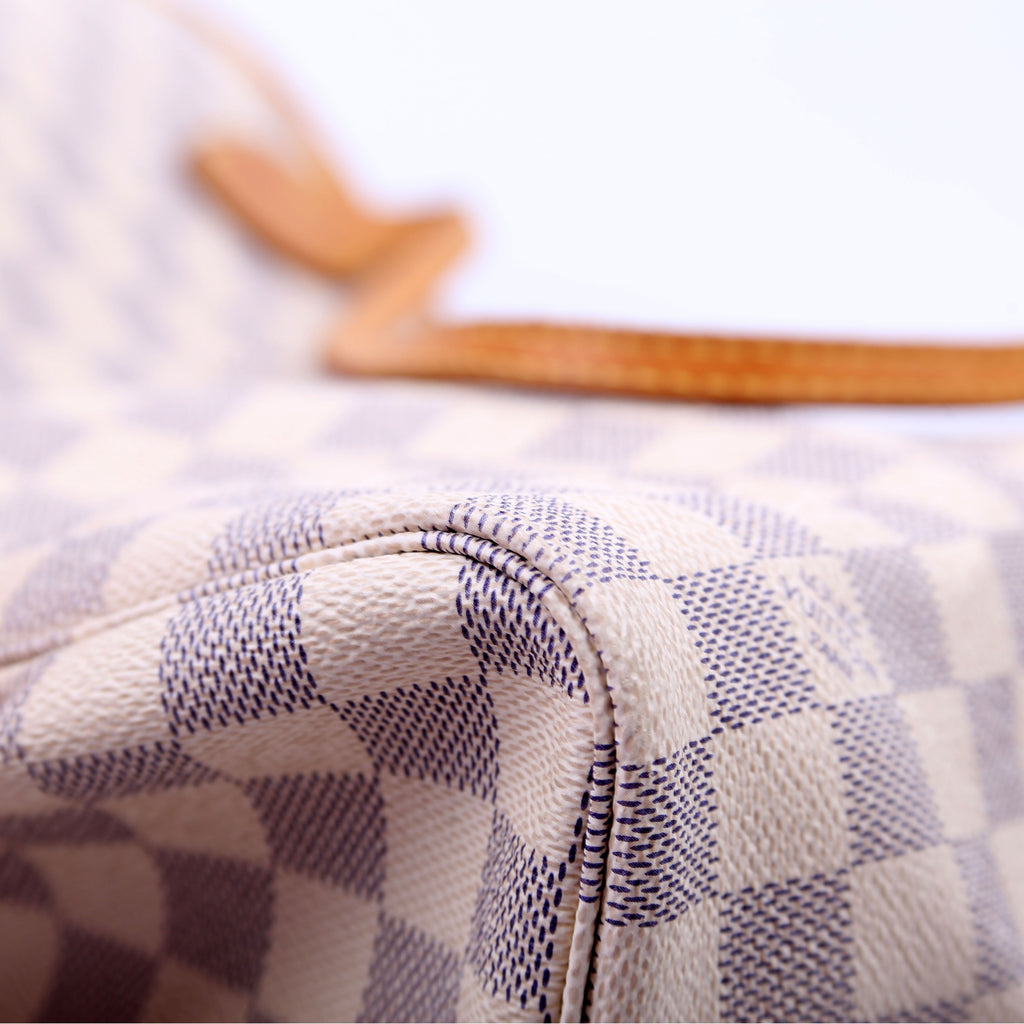 Neverfull With Wallet MM Damier Azur
