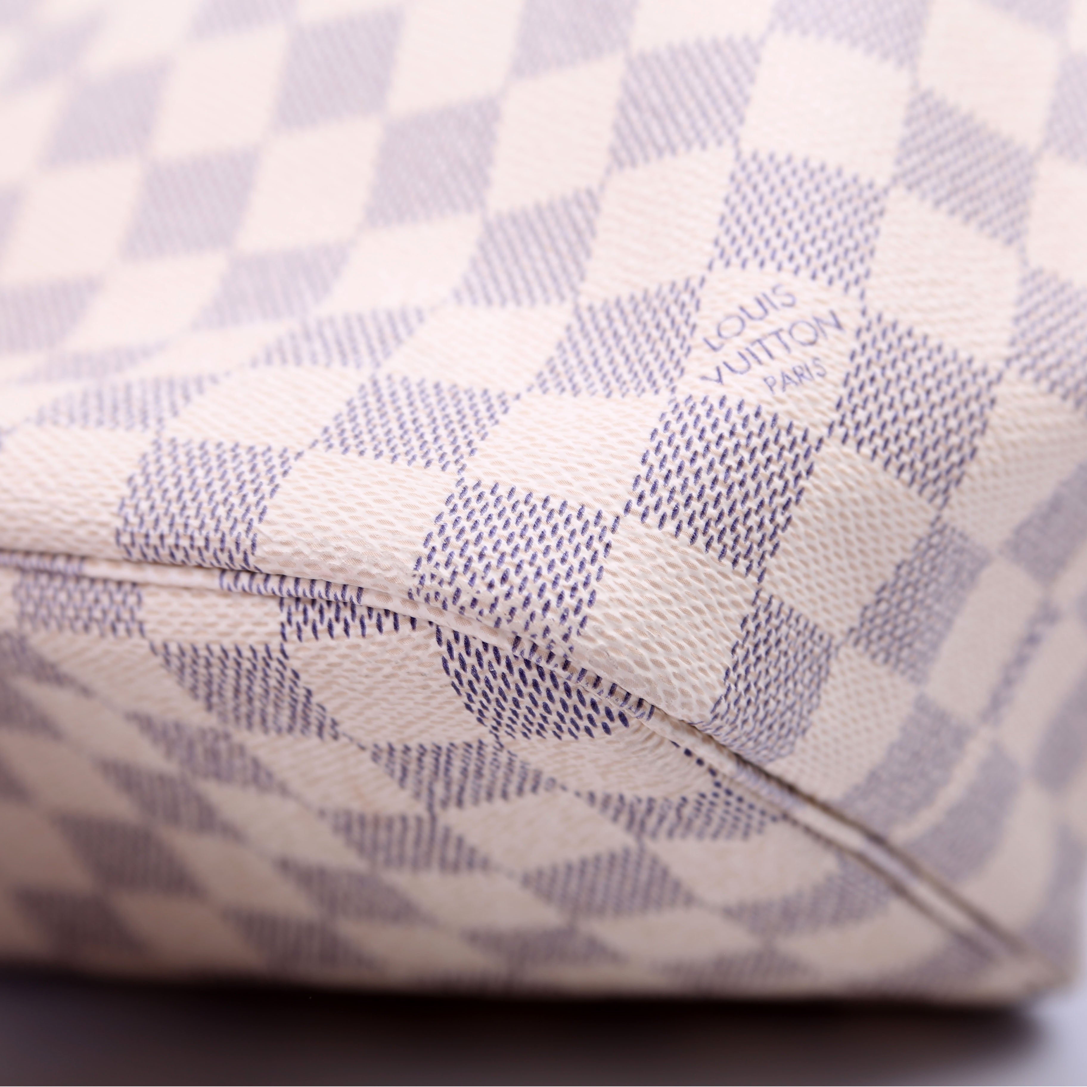 Neverfull With Wallet MM Damier Azur