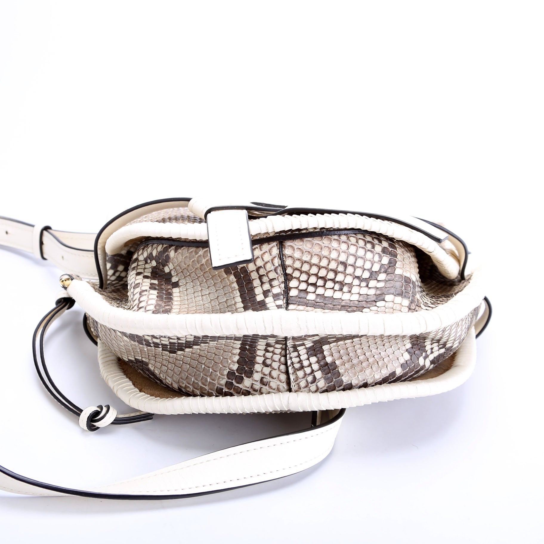 Gate Python Small Bag Beige/White
