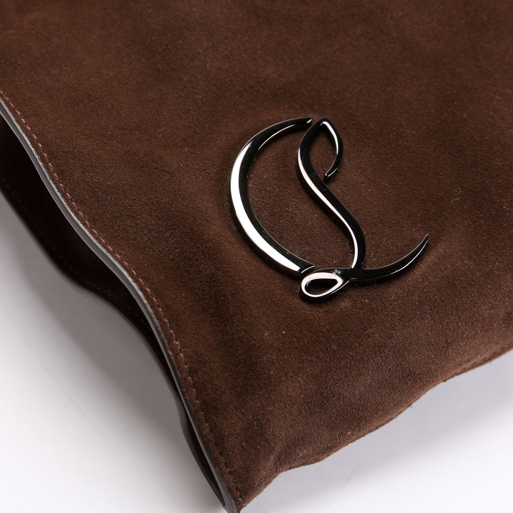 Le 54 Suede Drawstring Tote Brown