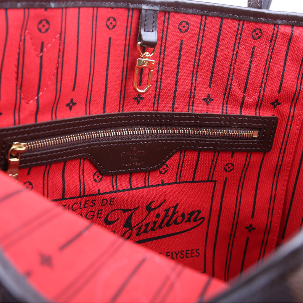 Neverfull MM Damier Ebene Red