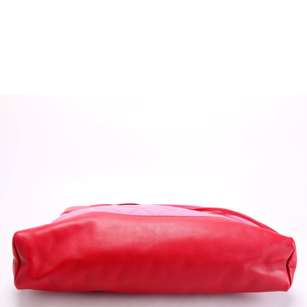 31 Shopping Bag Large Lambskin 26M Pink/Red