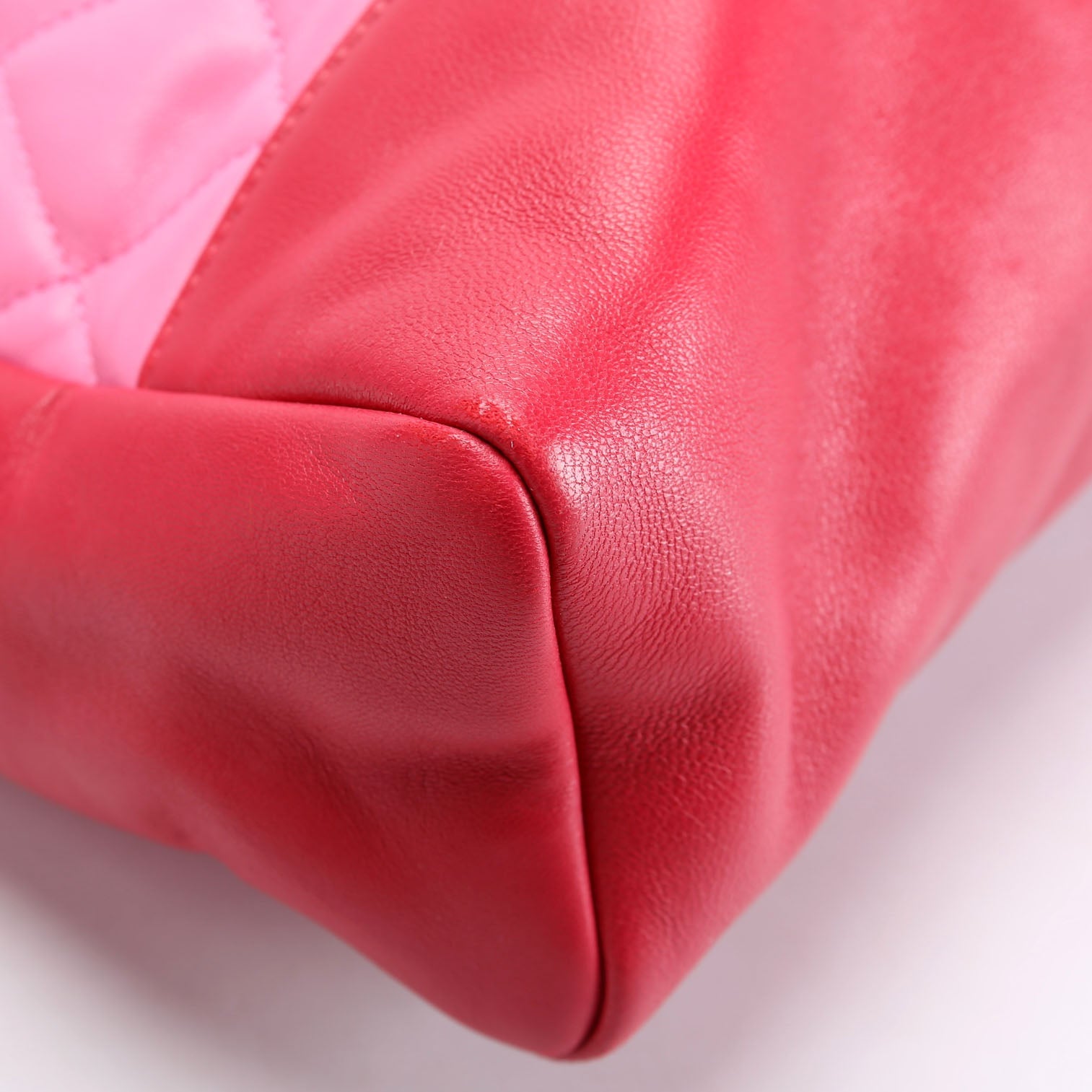 31 Shopping Bag Large Lambskin 26M Pink/Red