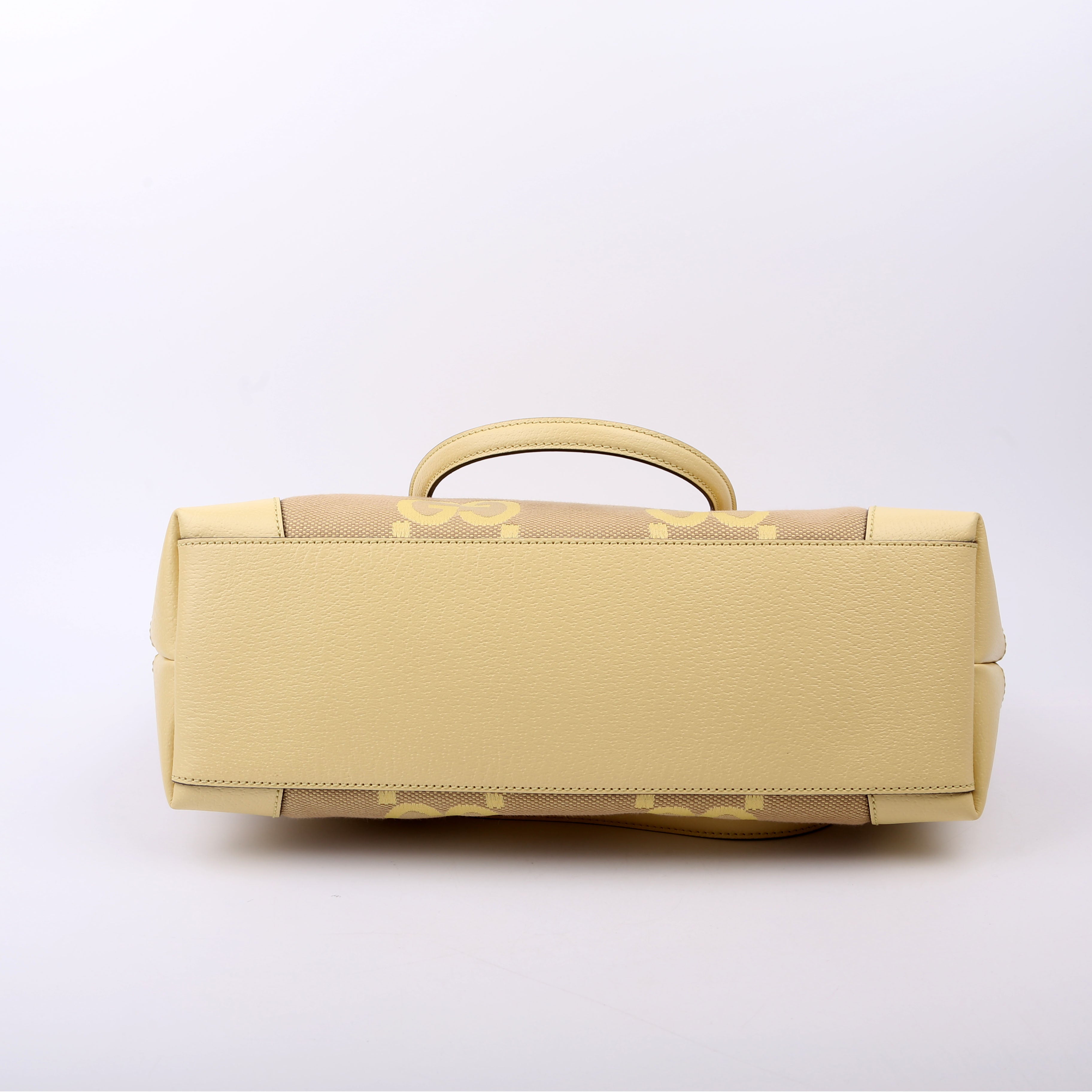 631685 Jumbo GG Ophidia Tote Yellow