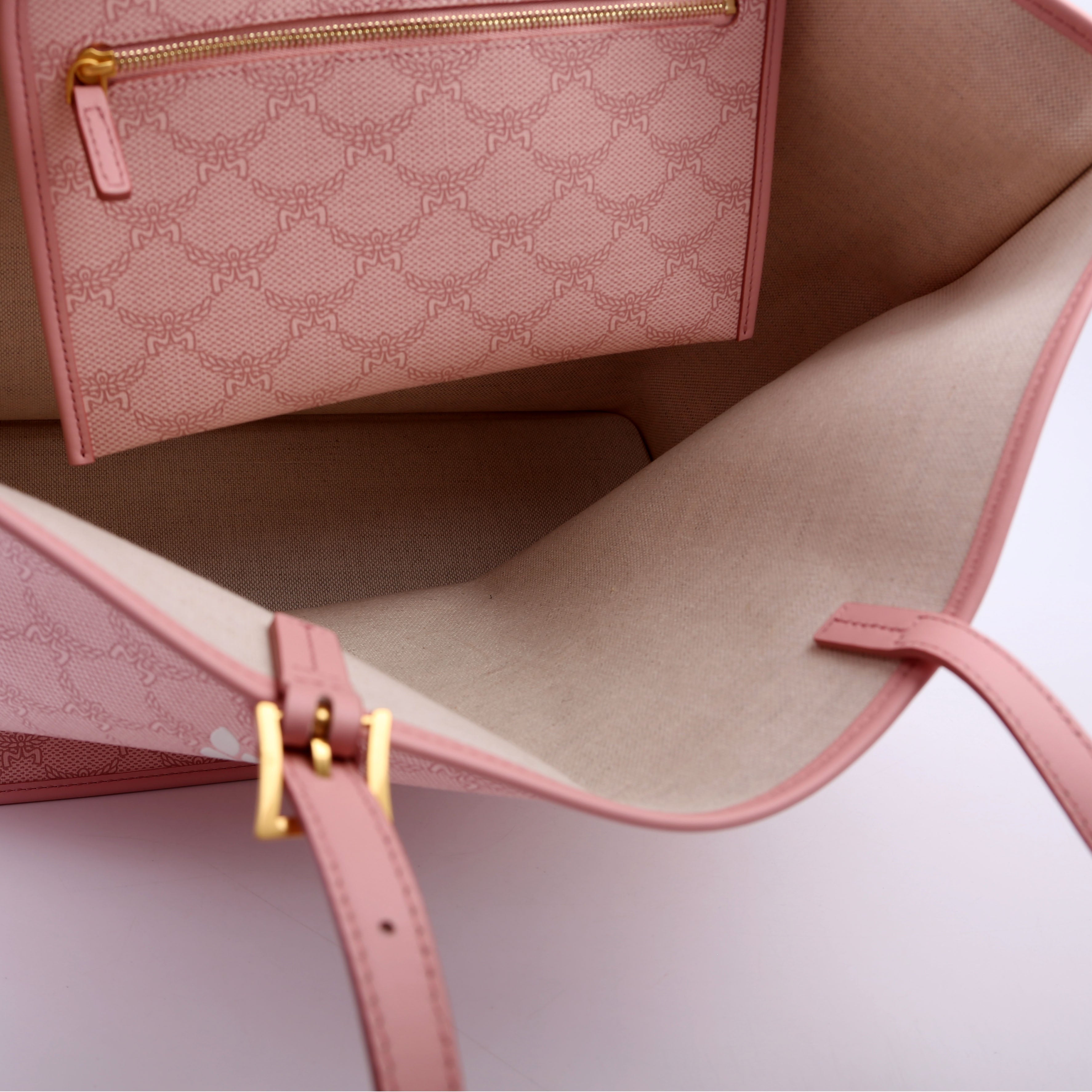 Lauretos Himmel Shopper Tote Medium Pink