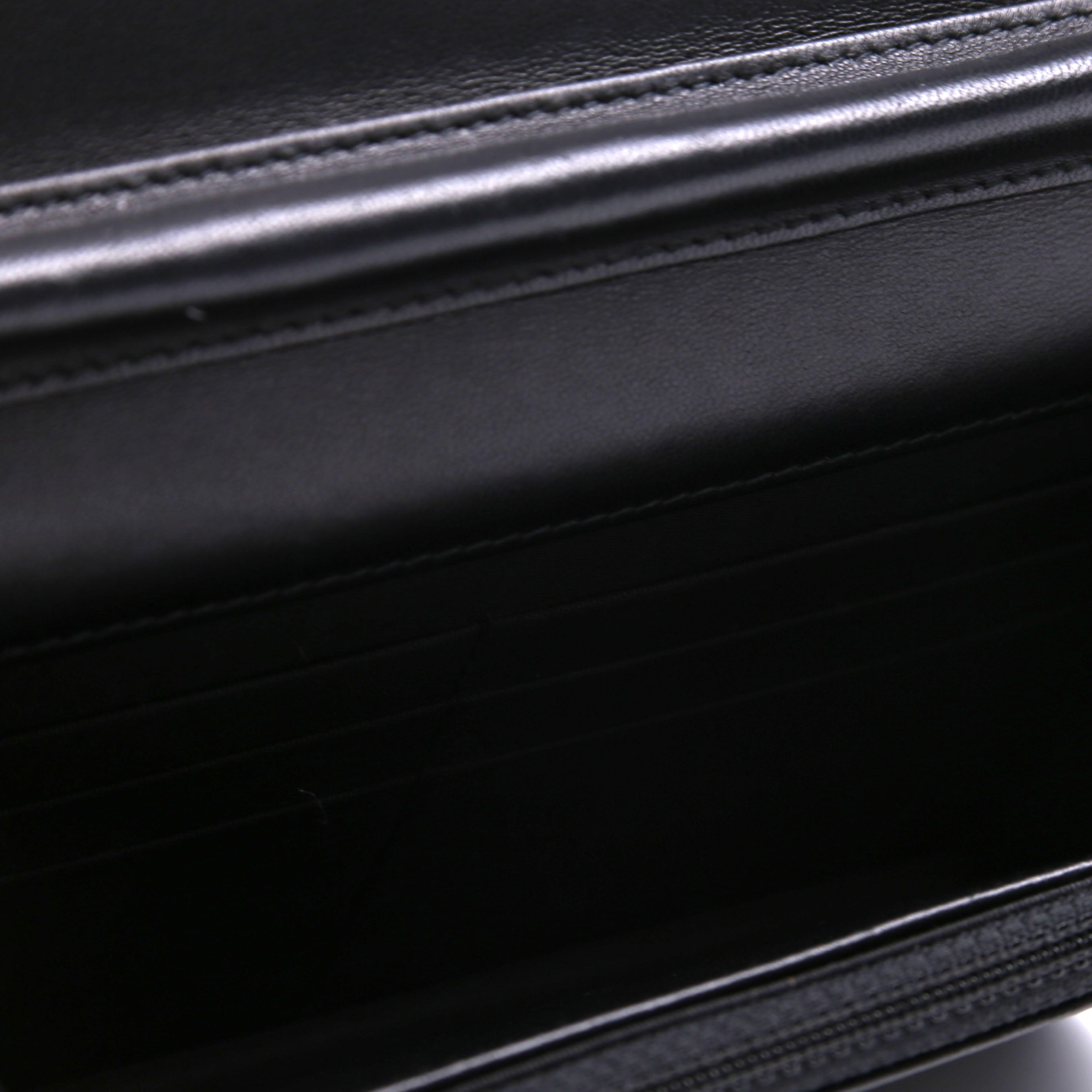 WOC CC Chic Quilted Lambskin Black