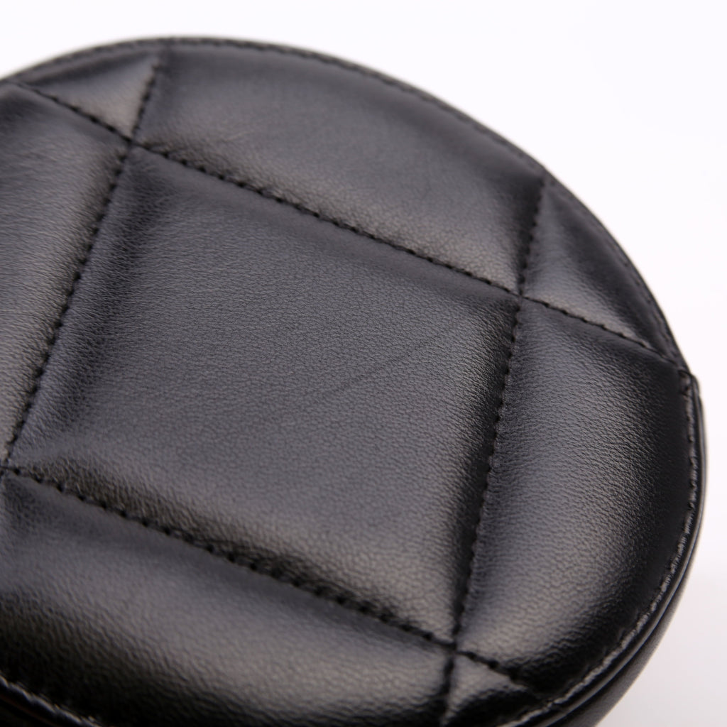 Chanel 19 Round Clutch Goatskin