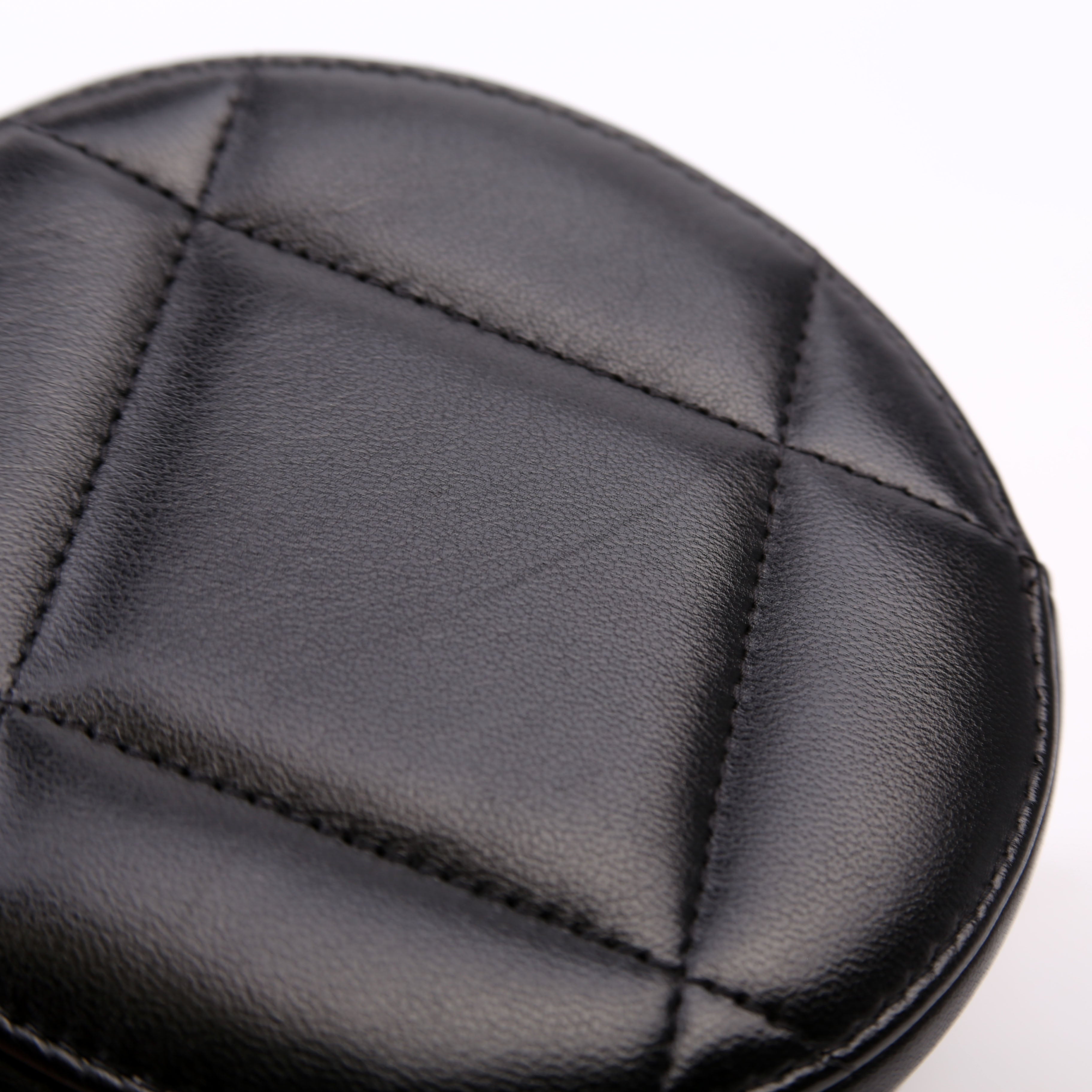 Chanel 19 Round Clutch Goatskin