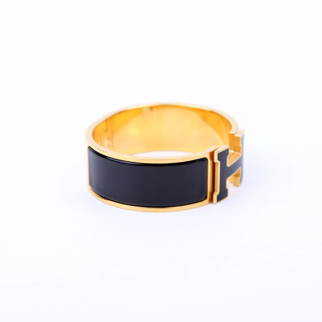 Clic Clac Wide PM Bracelet Gold/Black