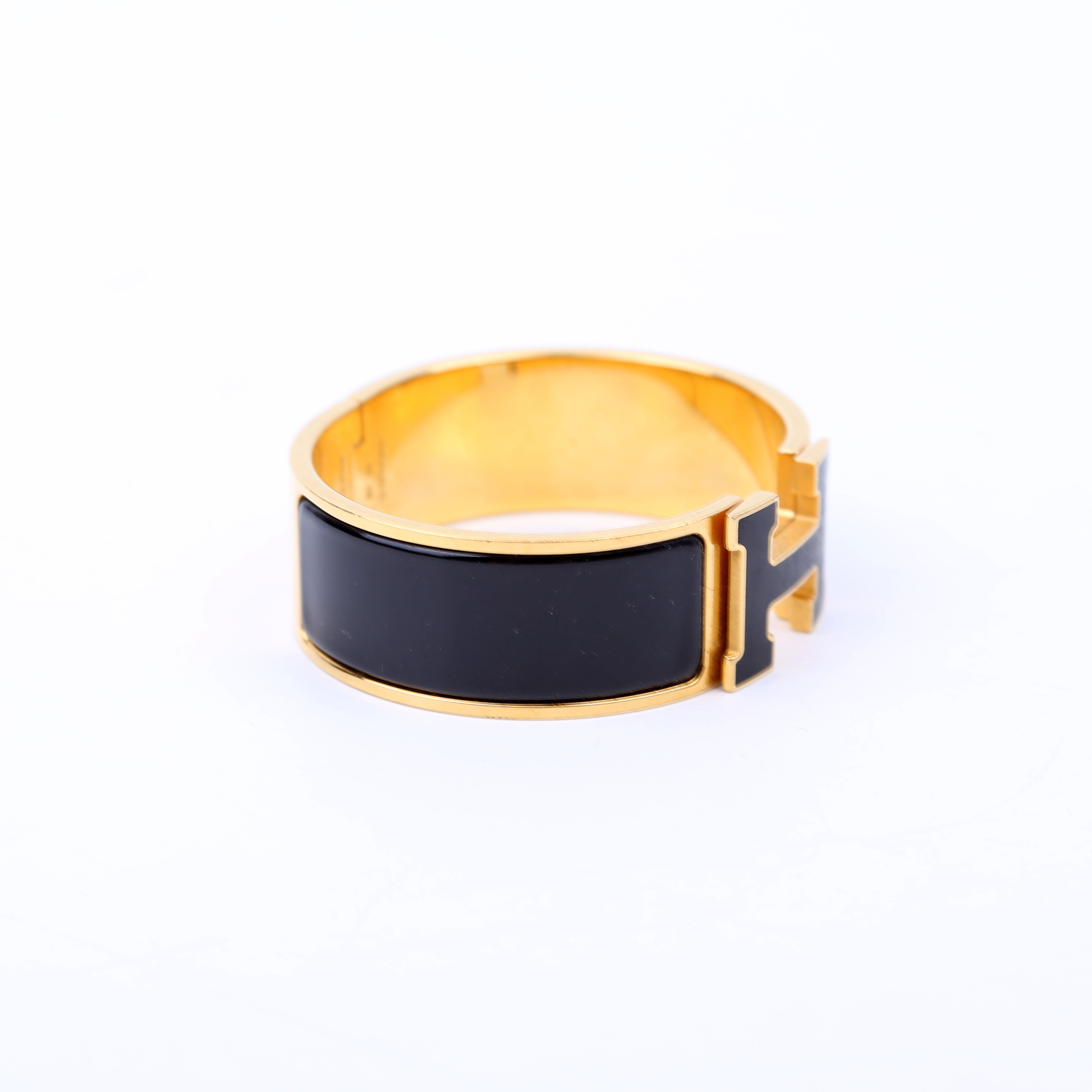 Clic Clac Wide PM Bracelet Gold/Black