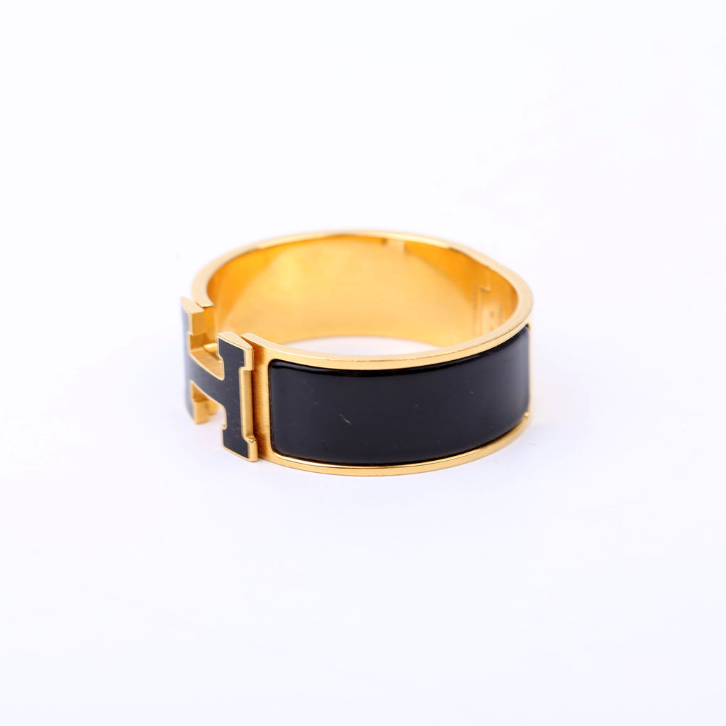 Clic Clac Wide PM Bracelet Gold/Black