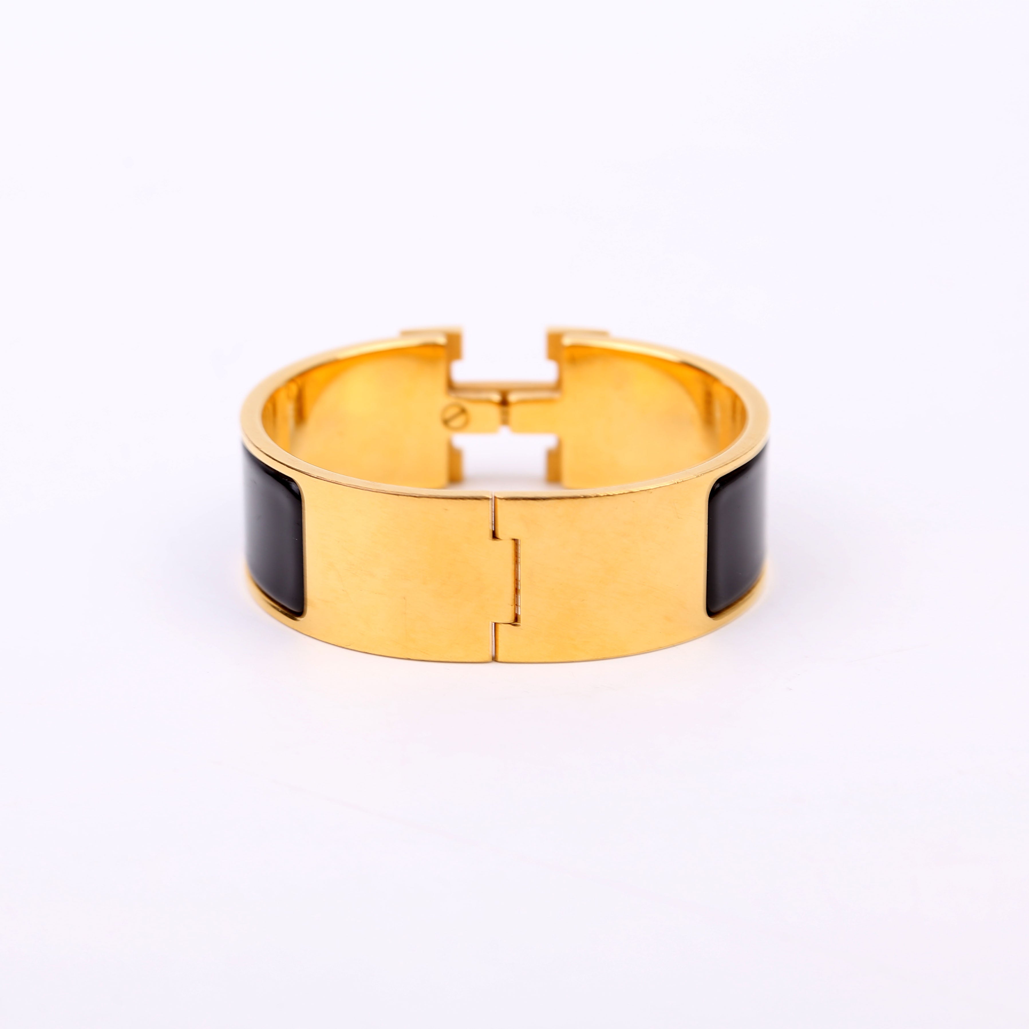 Clic Clac Wide PM Bracelet Gold/Black