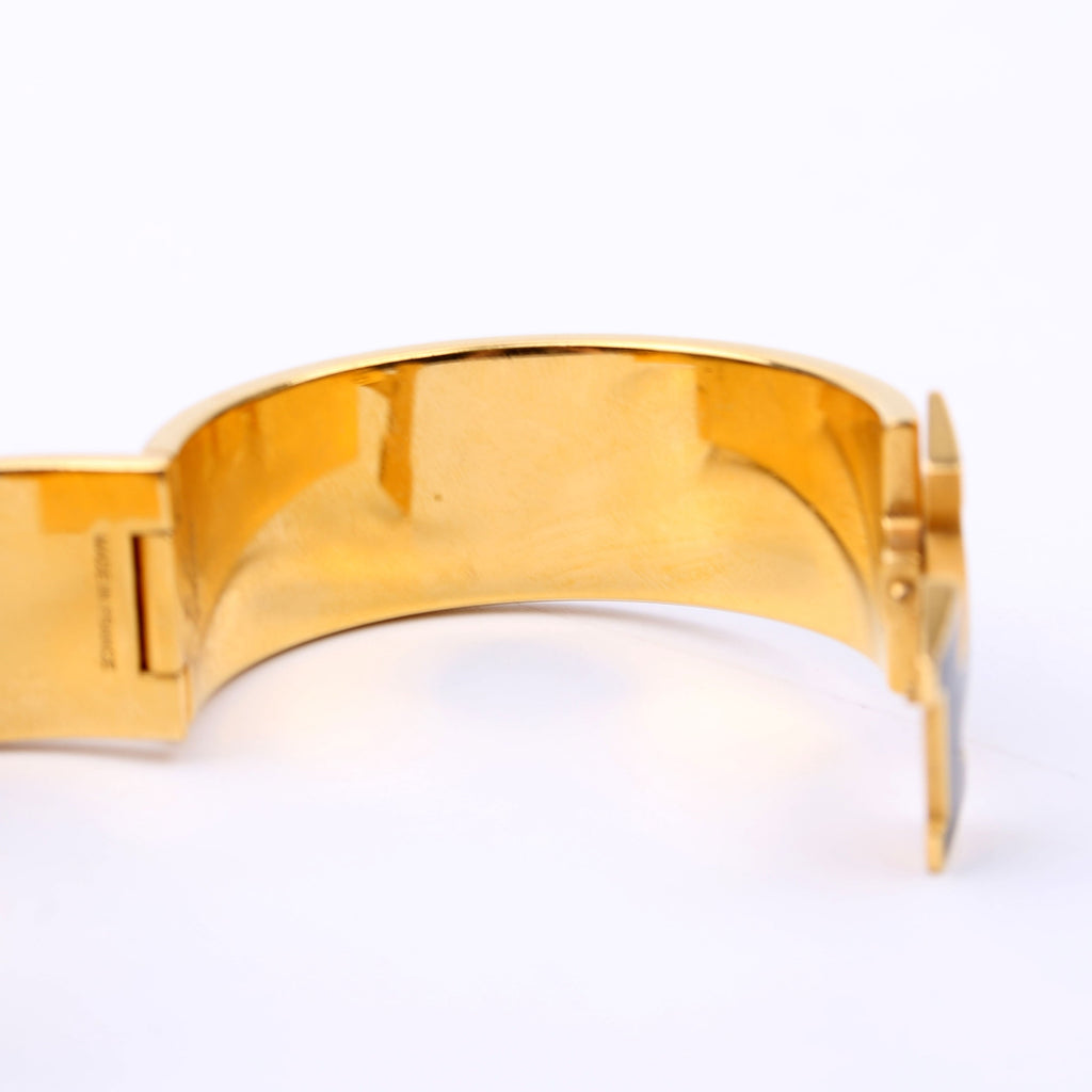 Clic Clac Wide PM Bracelet Gold/Black