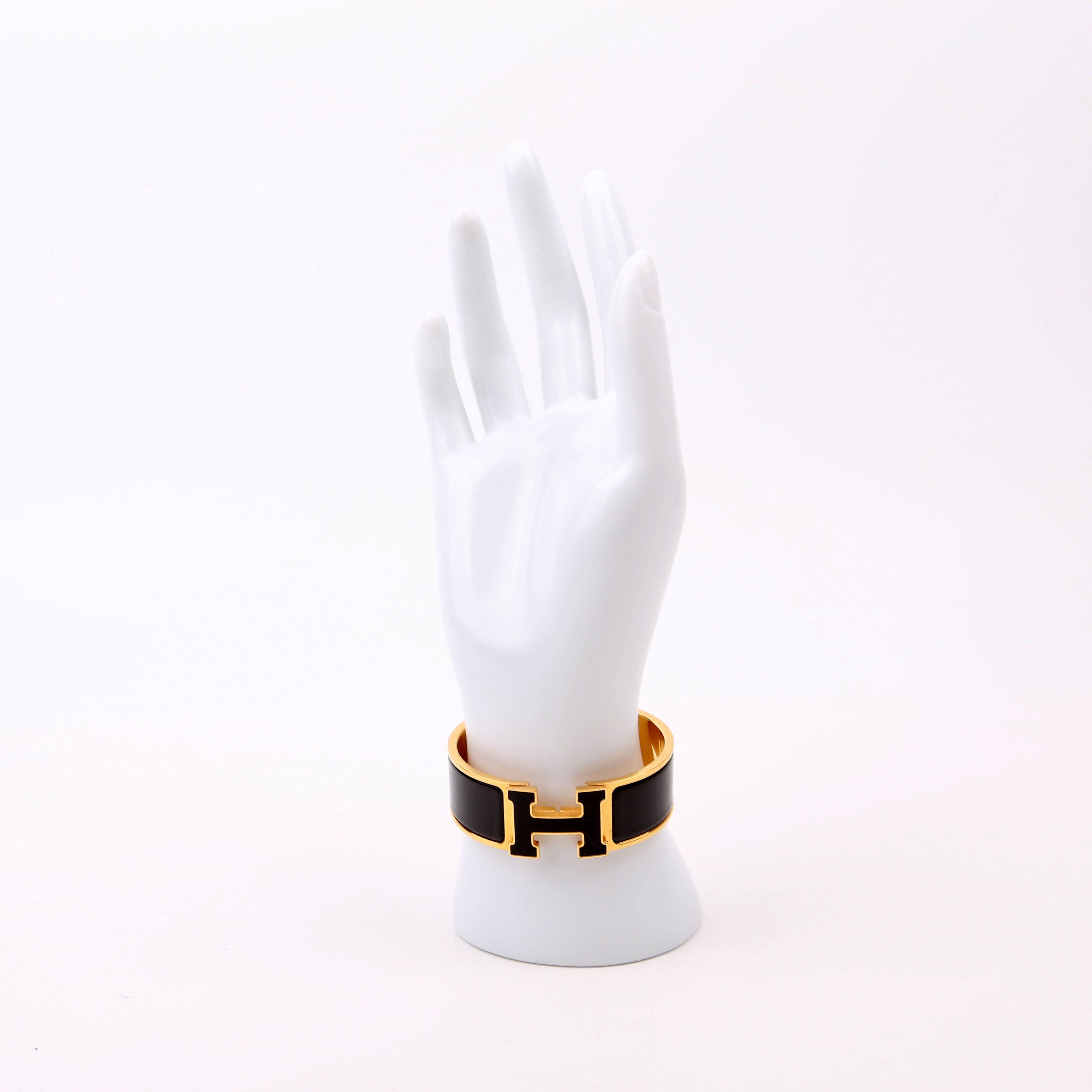 Clic Clac Wide PM Bracelet Gold/Black