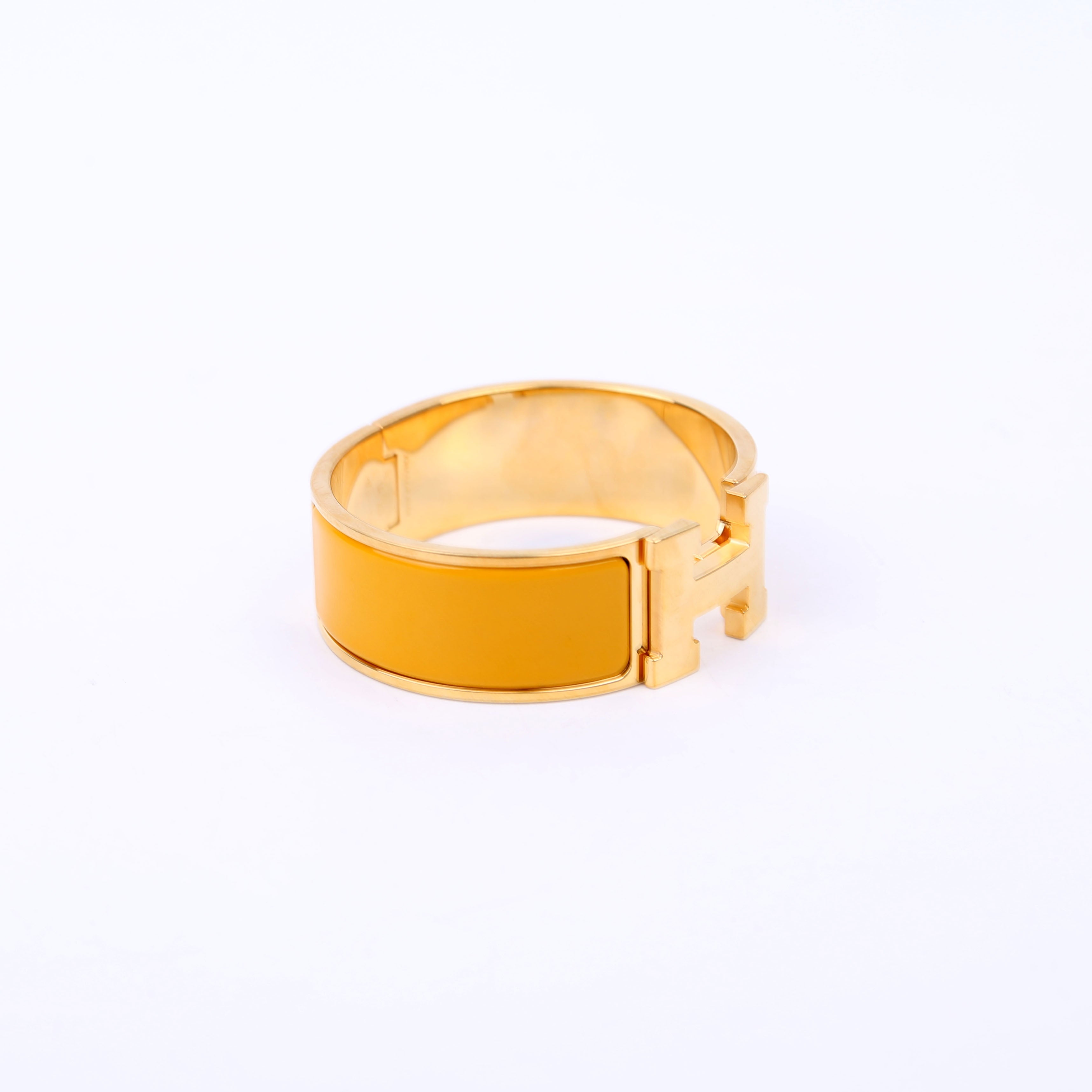 Hermes Clic Clac Wide PM Gold/Yellow