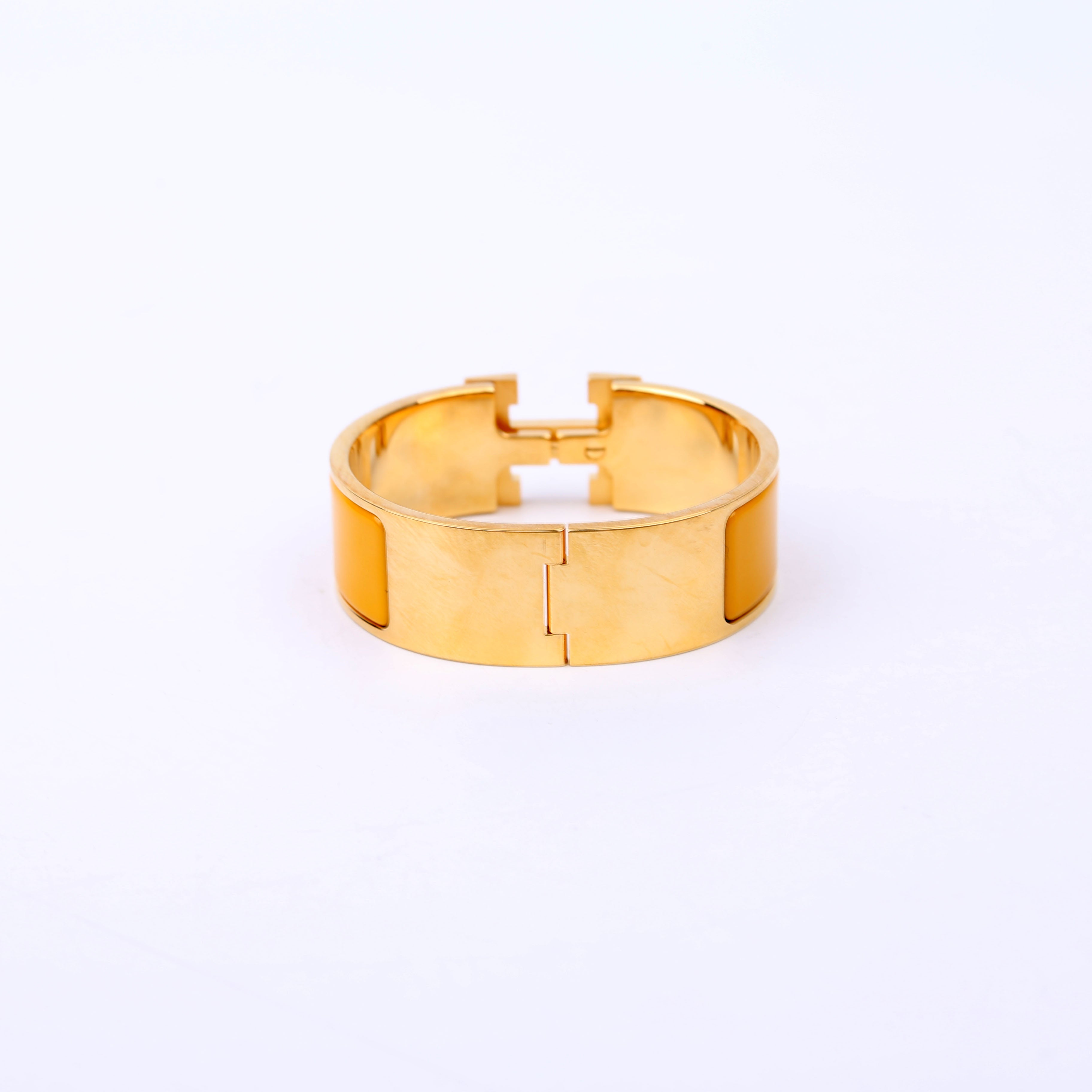 Hermes Clic Clac Wide PM Gold/Yellow