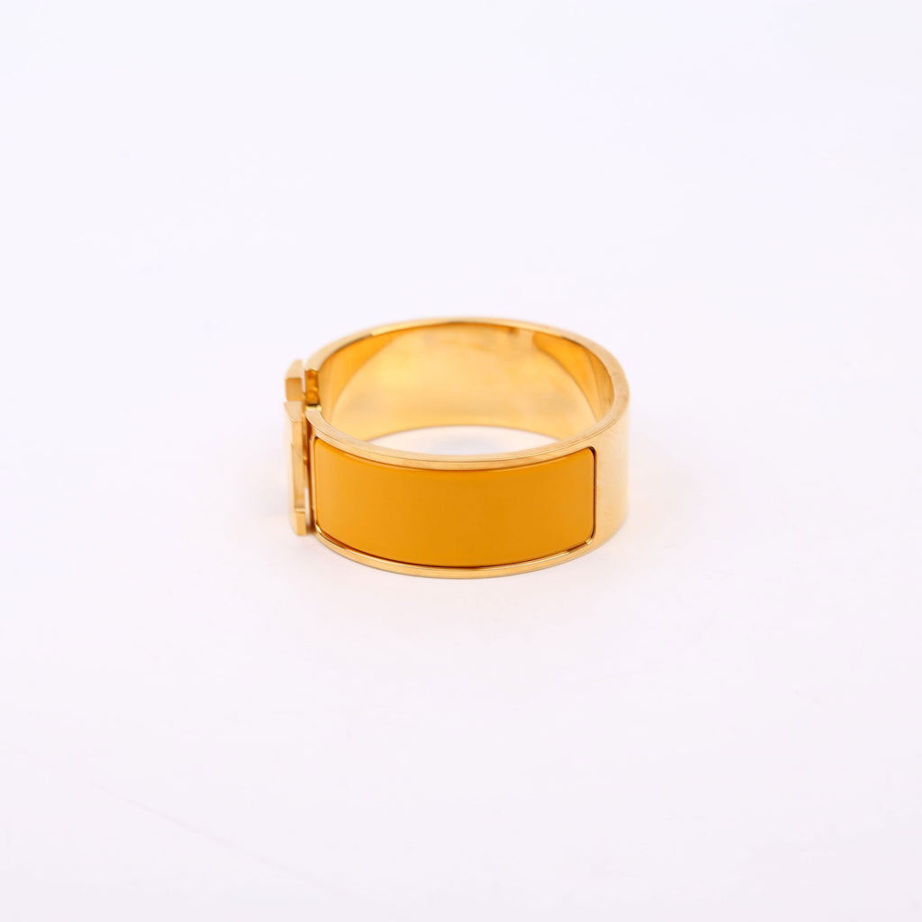 Hermes Clic Clac Wide PM Gold/Yellow
