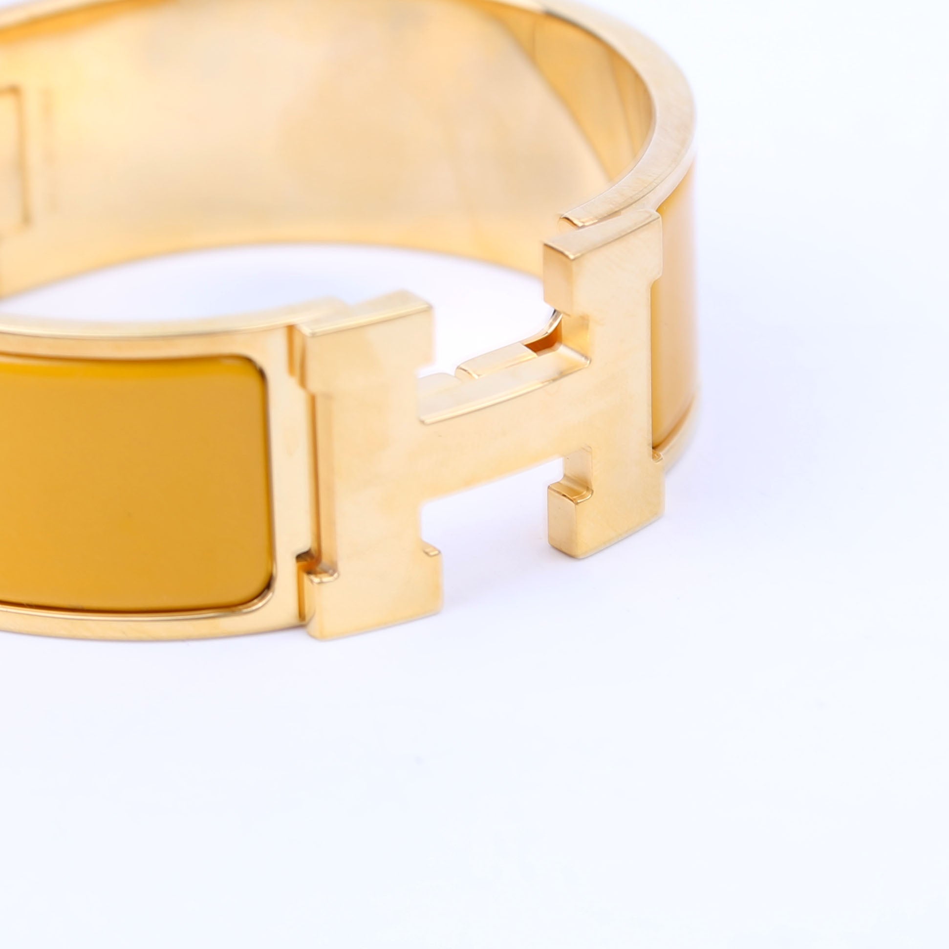 Hermes Clic Clac Wide PM Gold/Yellow