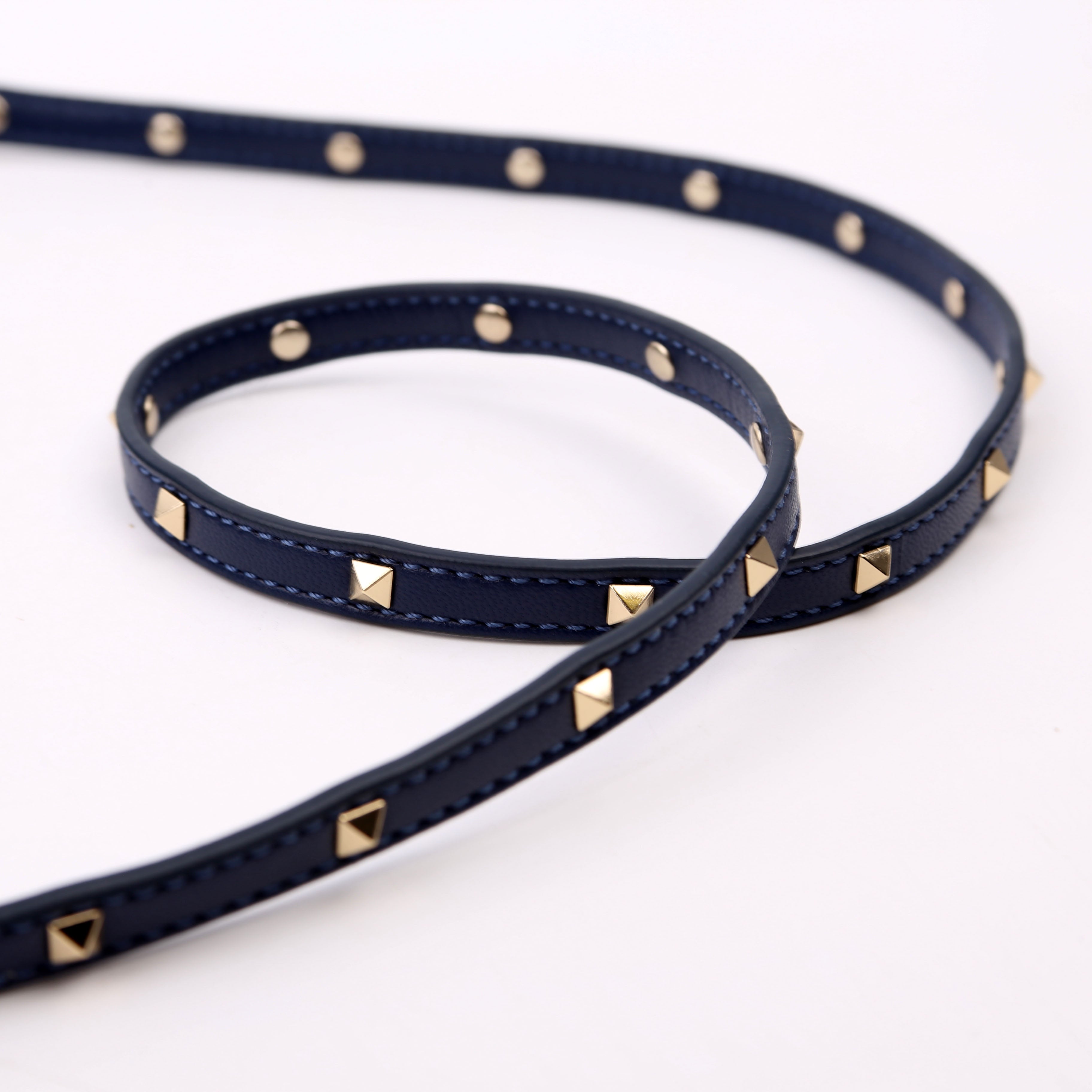 Rockstud Spike Hobo Small Denim