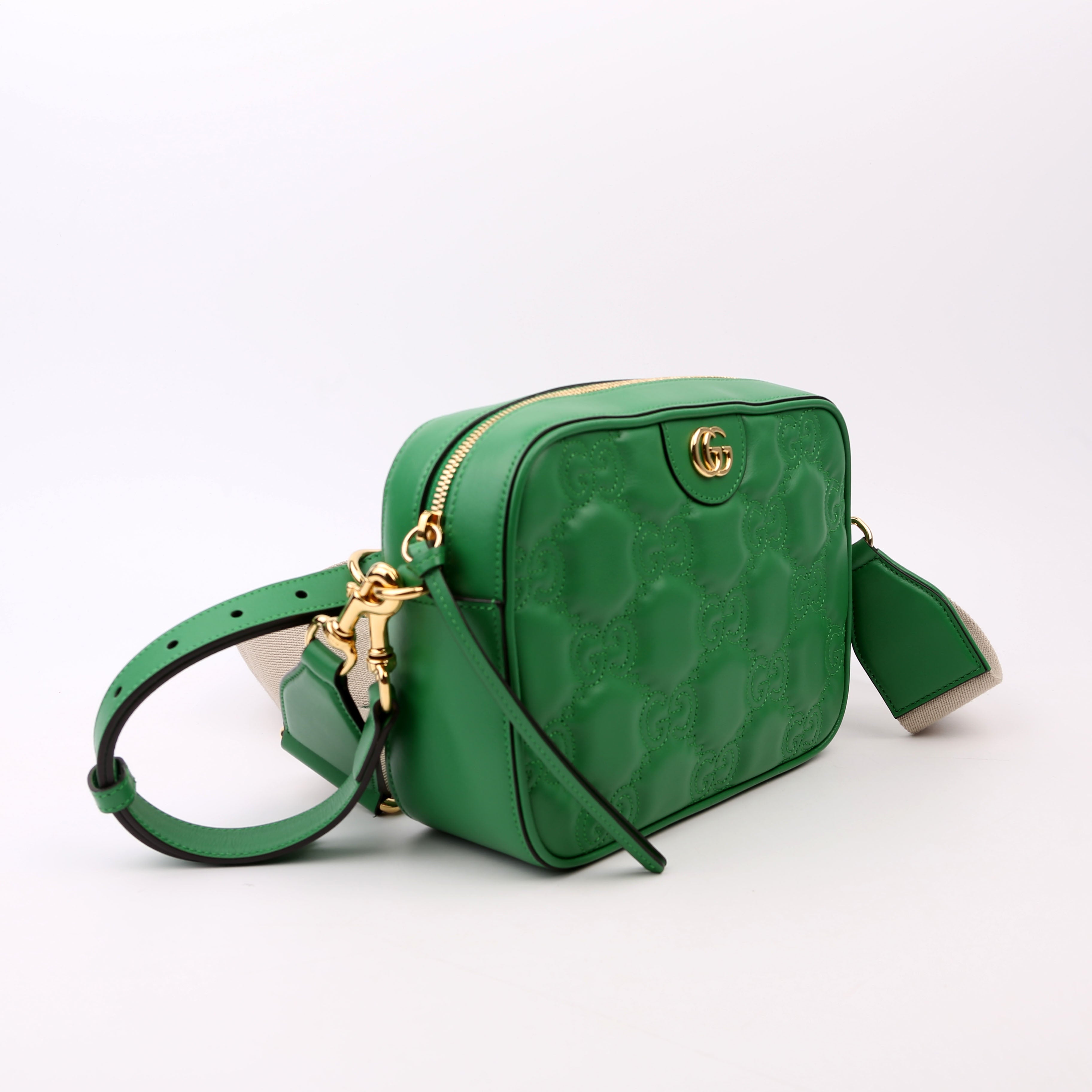 Gucci 702234 GG Matelasse Small Green