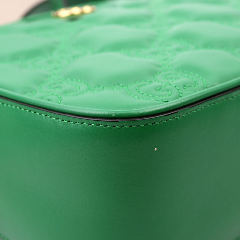 Gucci 702234 GG Matelasse Small Green