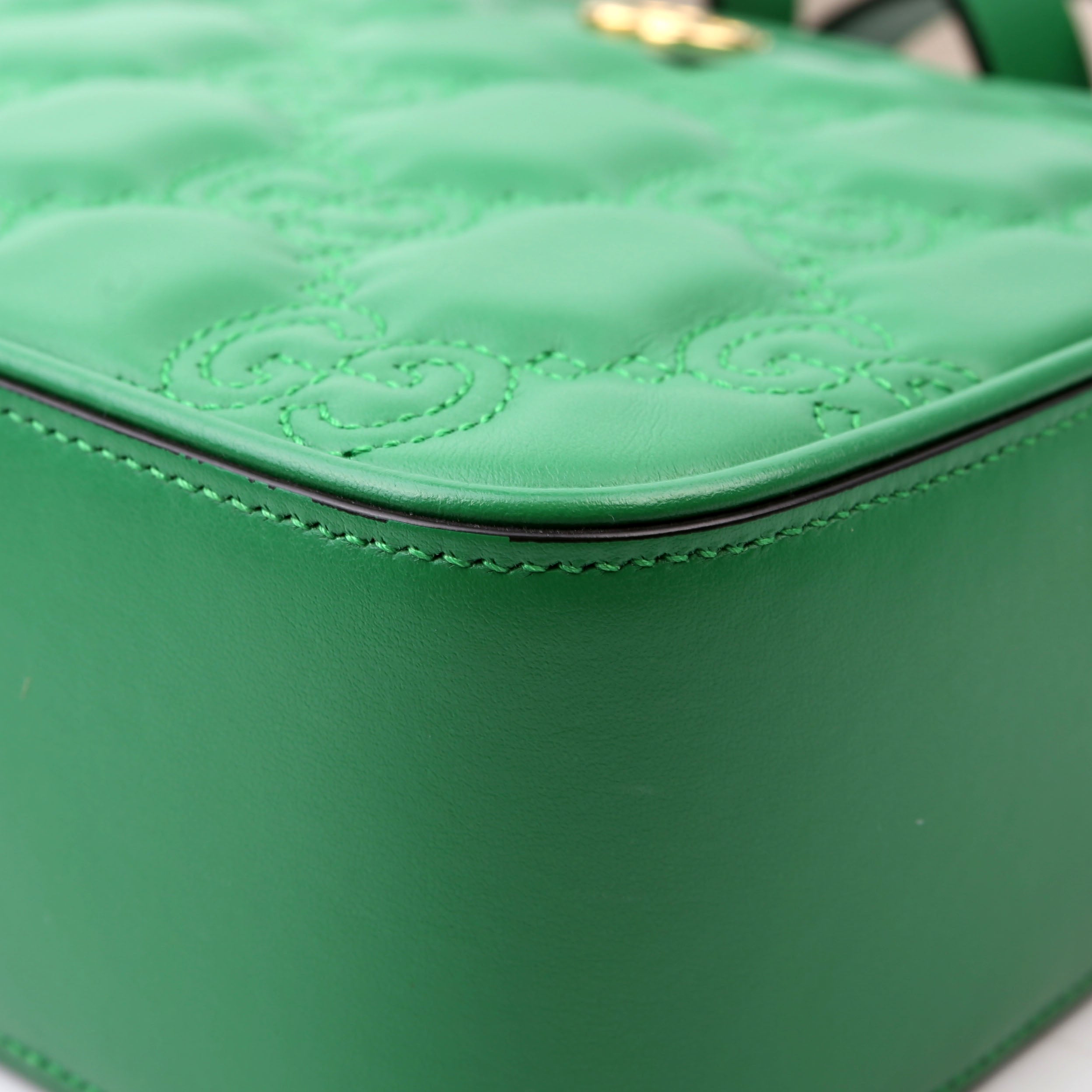 Gucci 702234 GG Matelasse Small Green