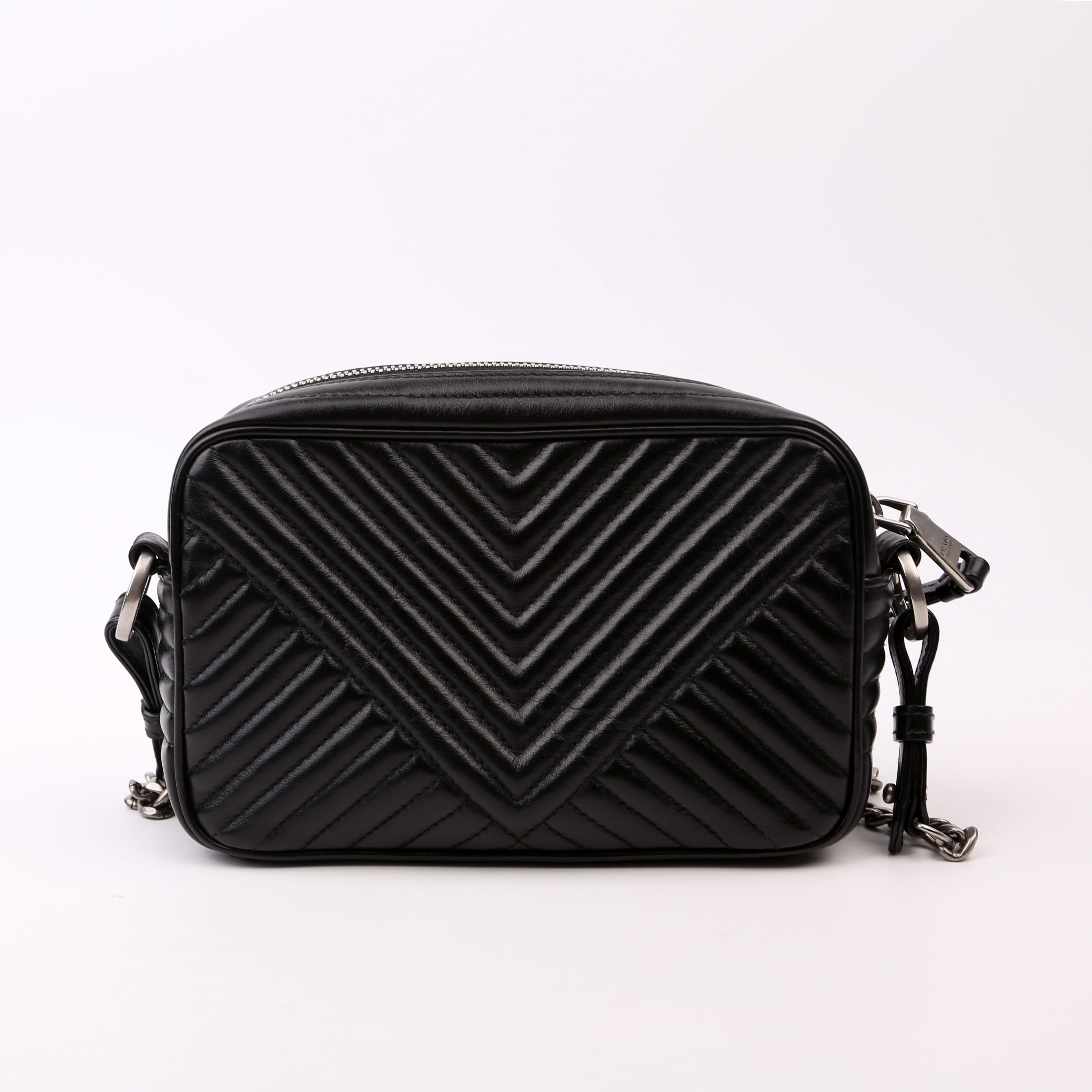 Diagramme Camera Bag Soft Calfskin Impunture Black
