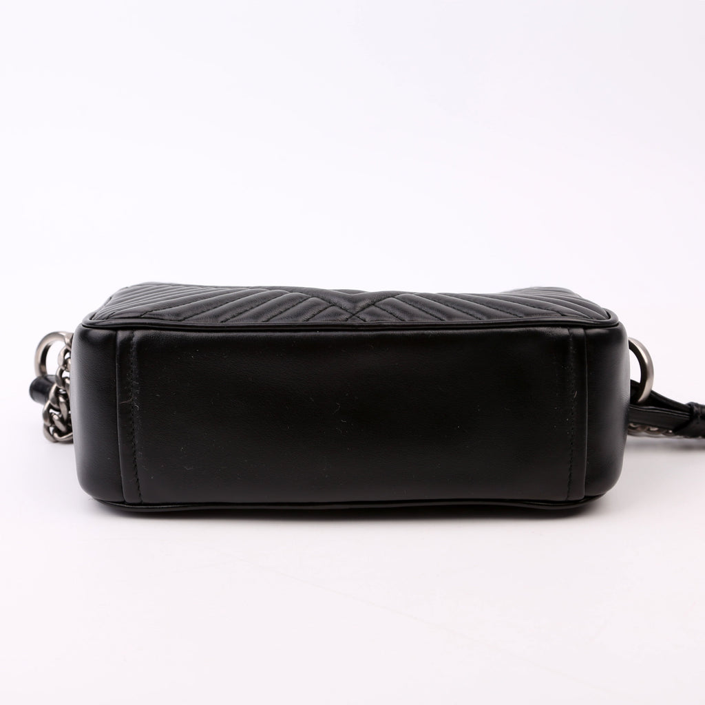 Diagramme Camera Bag Soft Calfskin Impunture Black