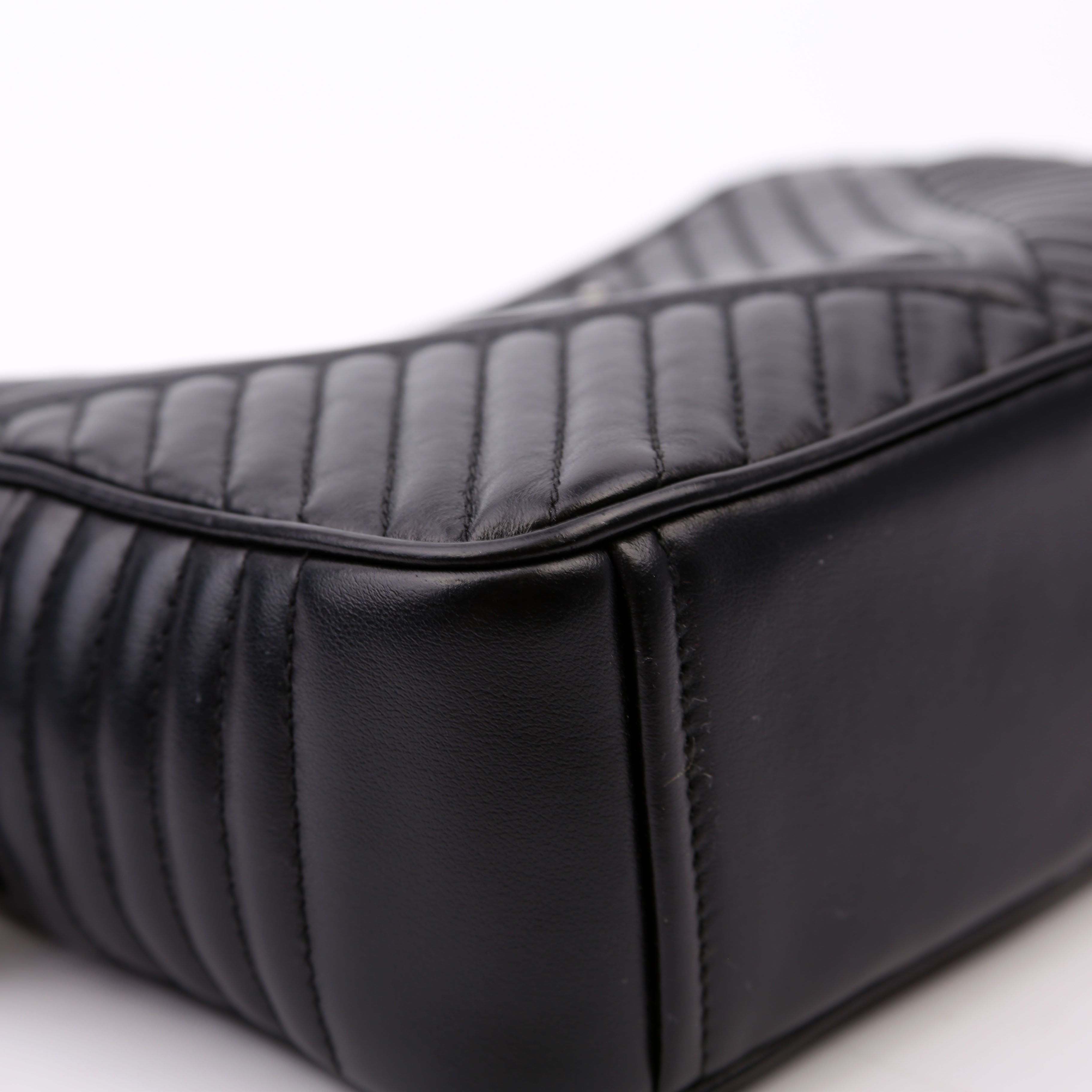 Diagramme Camera Bag Soft Calfskin Impunture Black