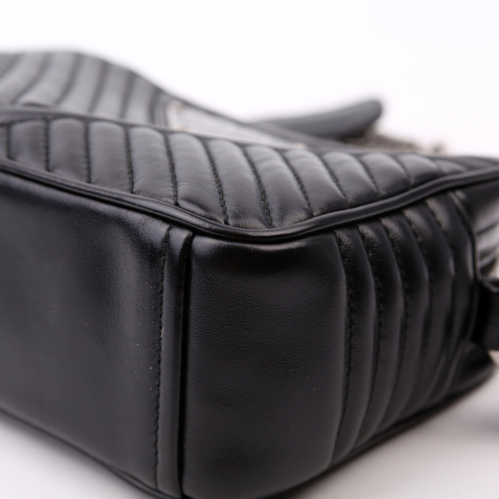 Diagramme Camera Bag Soft Calfskin Impunture Black