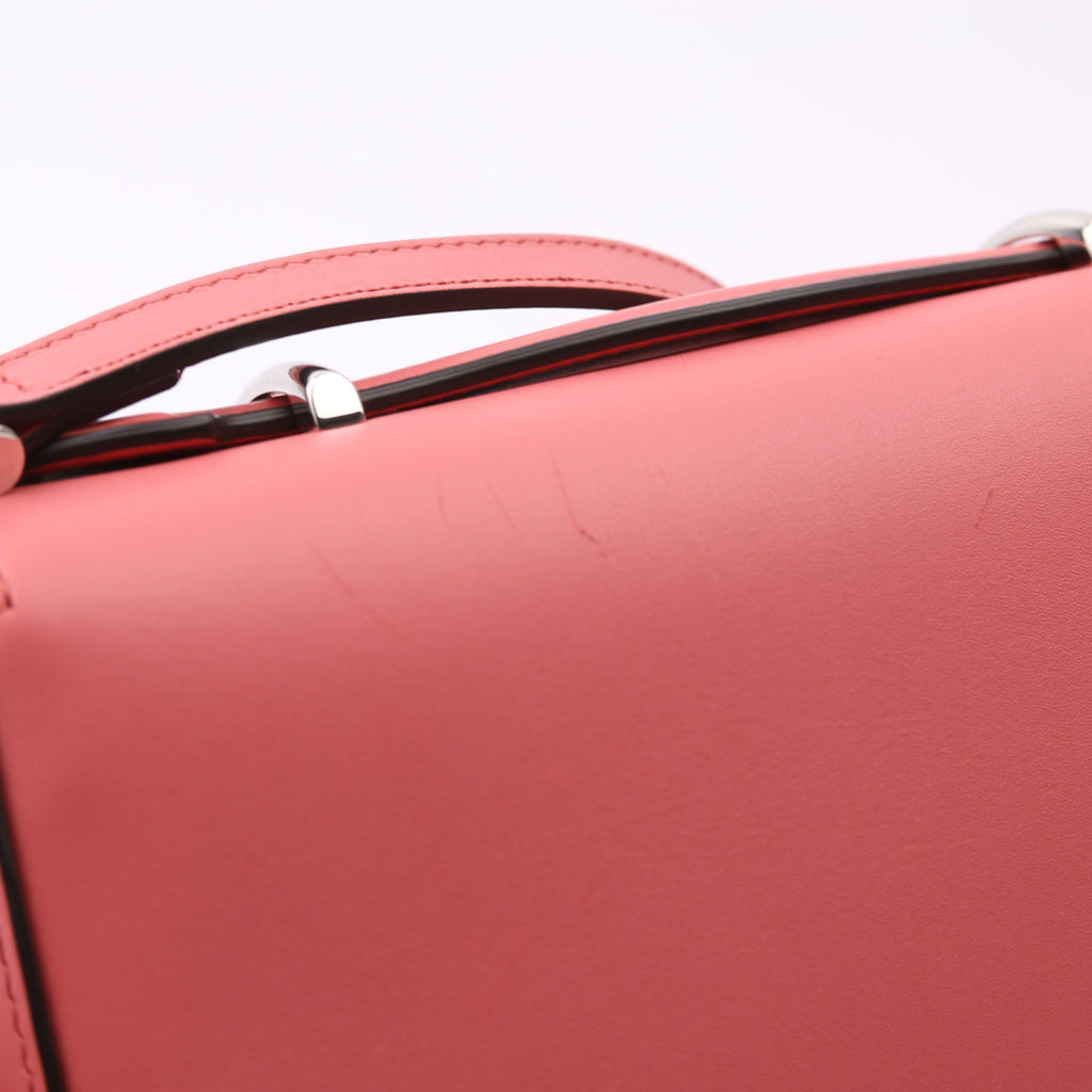 Gucci 739722 GG Petite Mini Shoulder Bag Calfskin Leather Pink