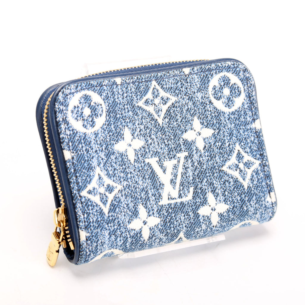 Zippy Coin Denim Blue/White