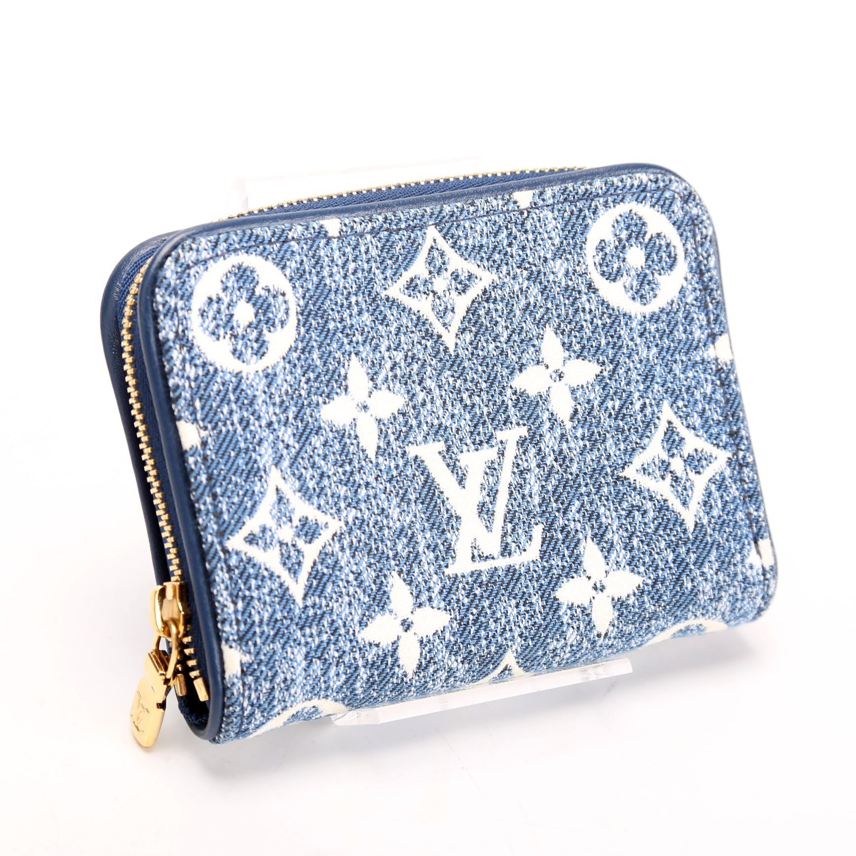 Zippy Coin Denim Blue/White