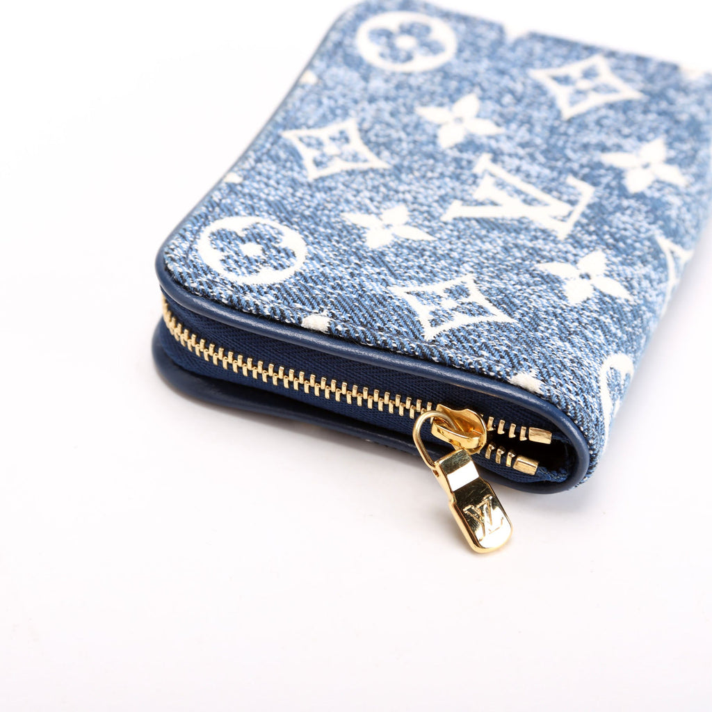 Zippy Coin Denim Blue/White