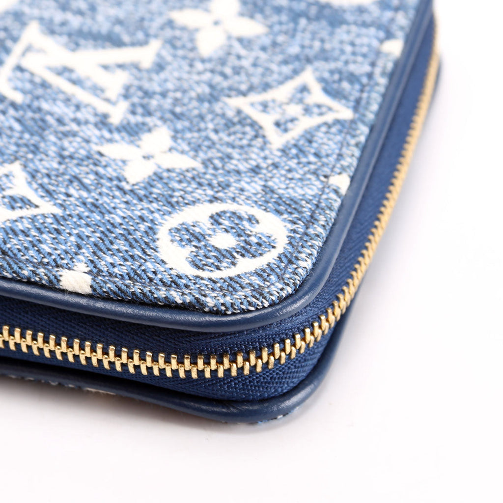 Zippy Coin Denim Blue/White