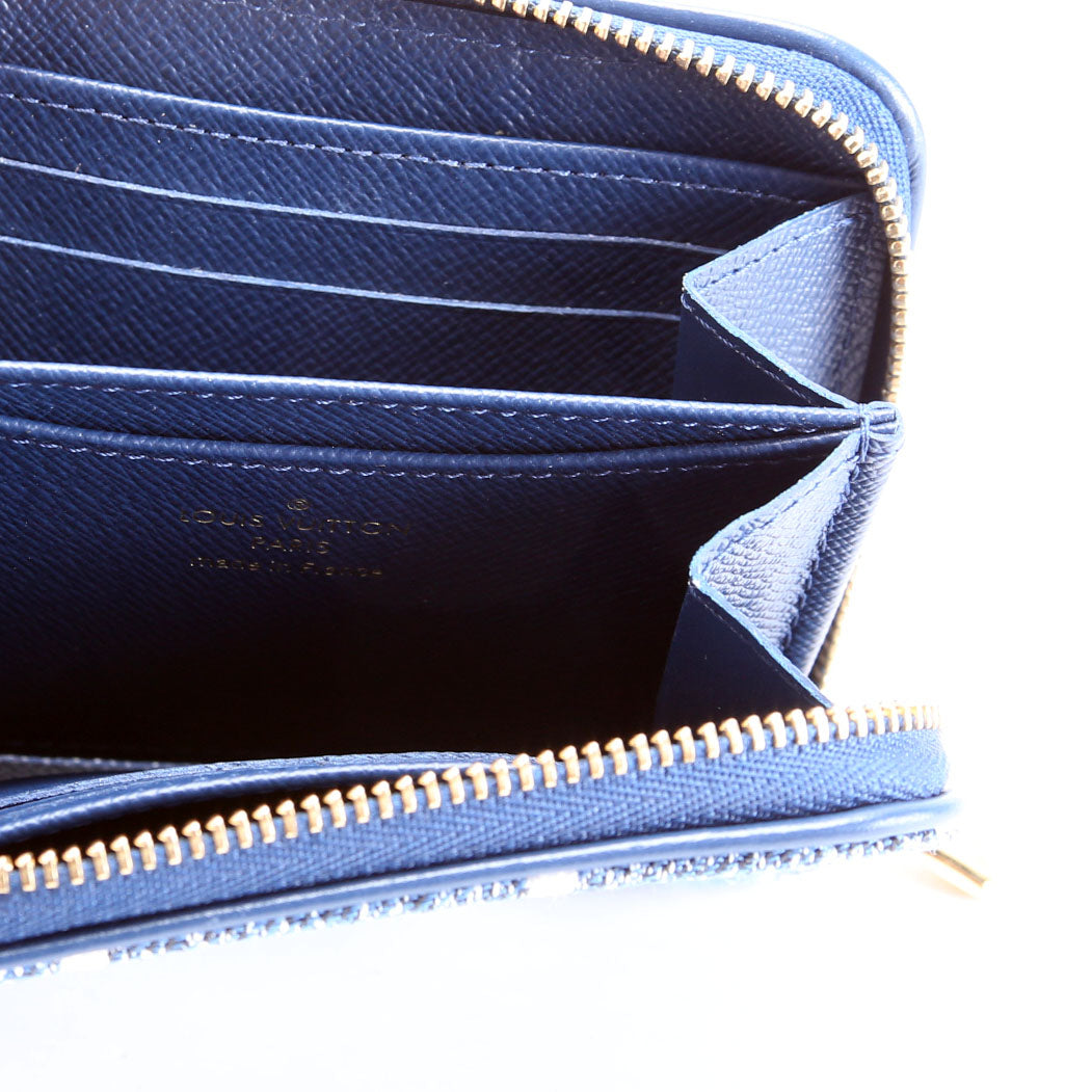 Zippy Coin Denim Blue/White