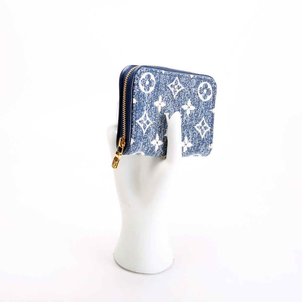 Zippy Coin Denim Blue/White