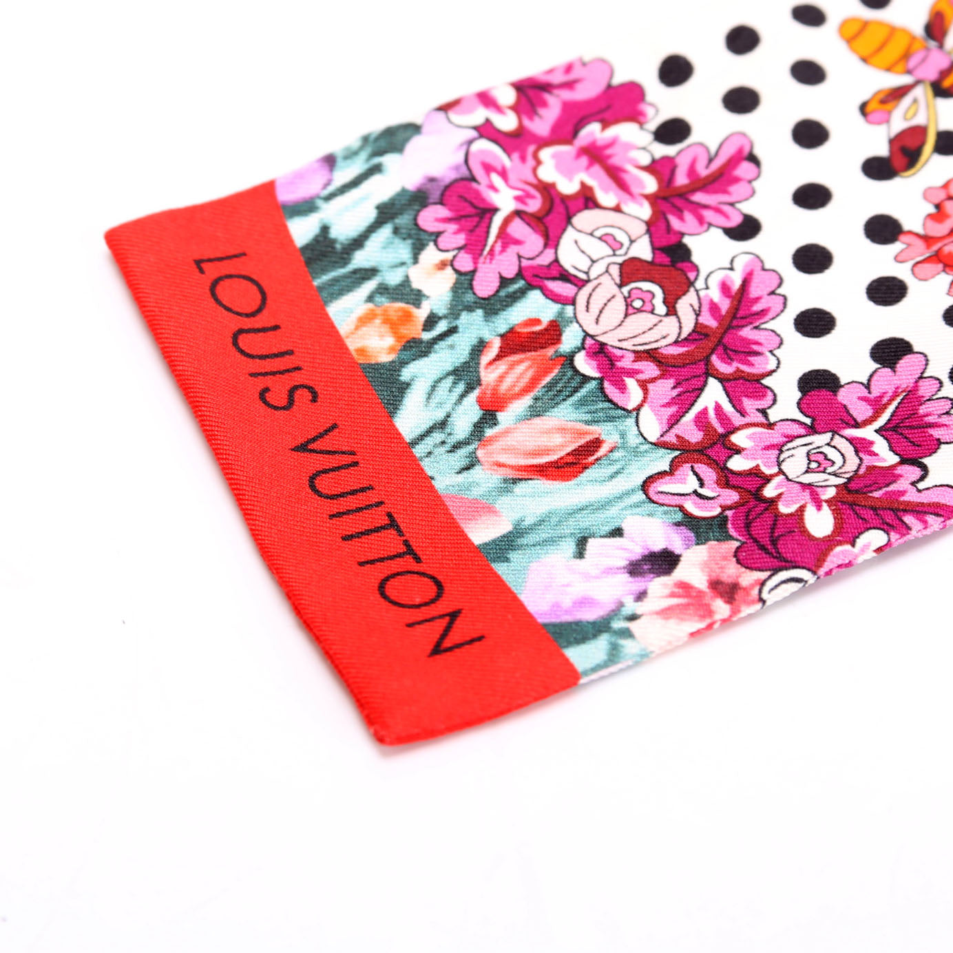 In The Garden Bandeau Silk Scarf Multicolor