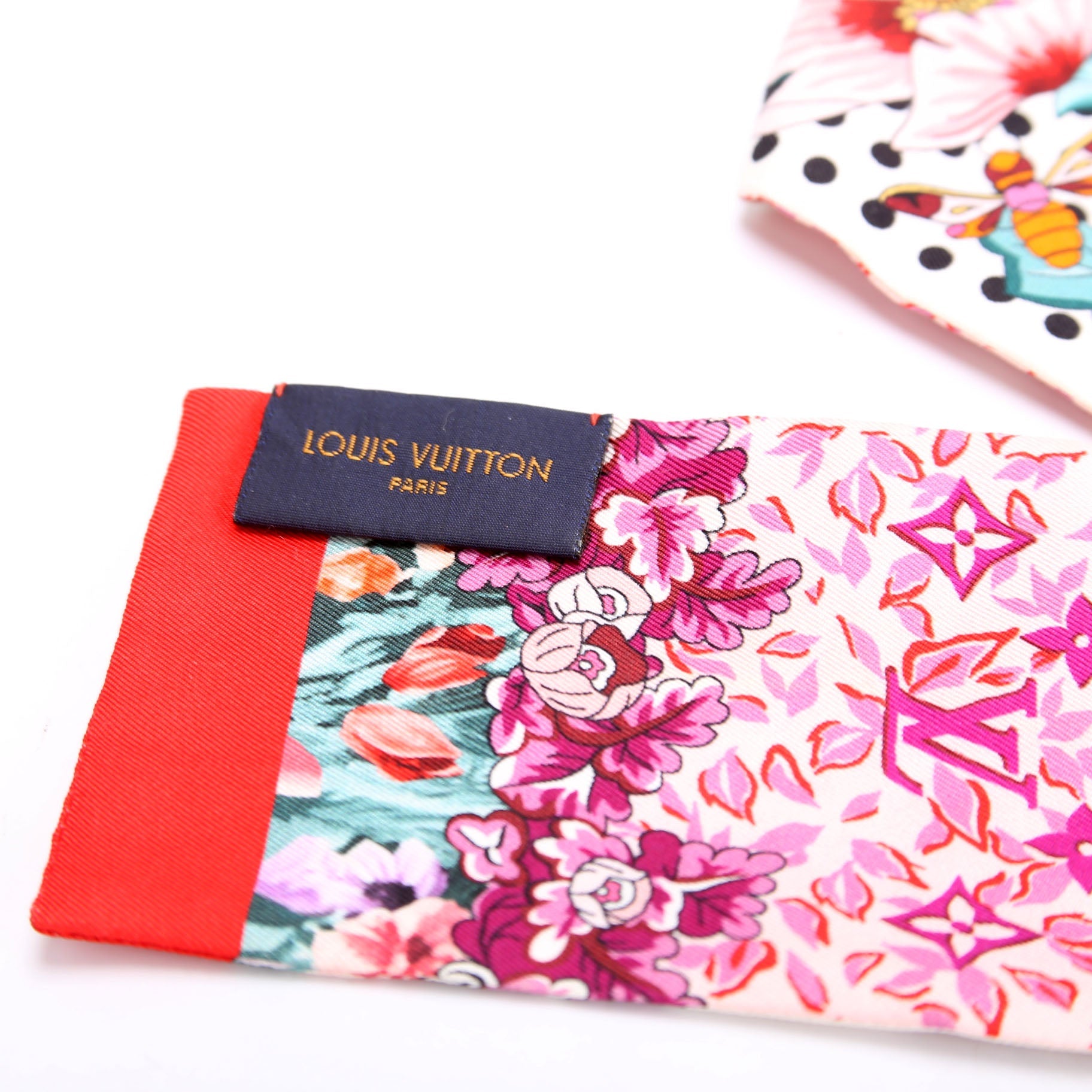 In The Garden Bandeau Silk Scarf Multicolor