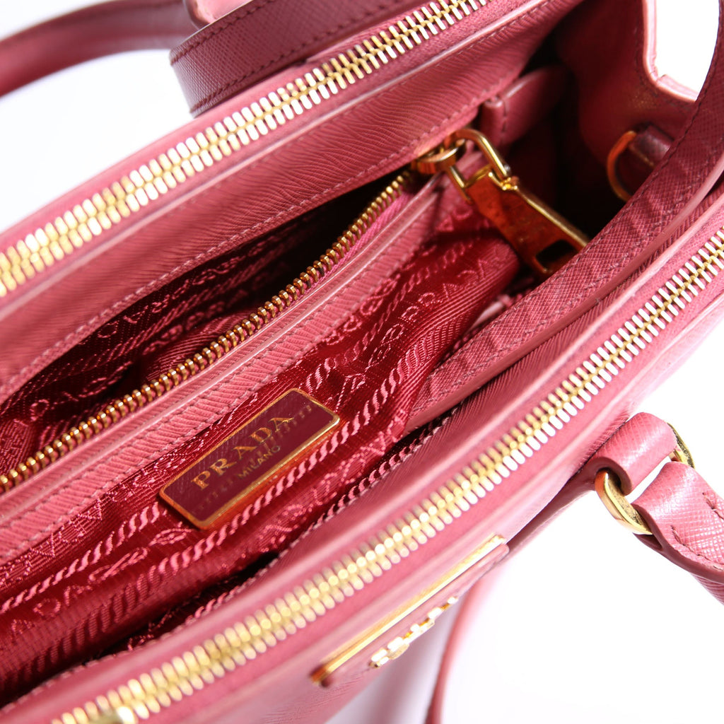 Saffiano Galleria Small Pink