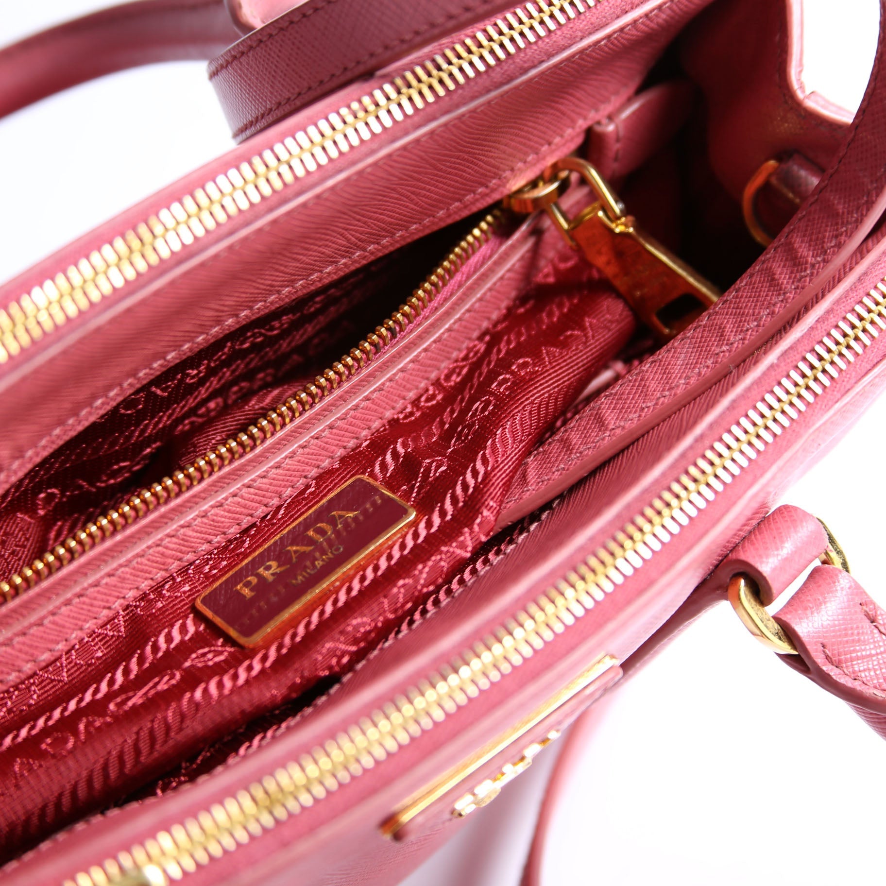 Saffiano Galleria Small Pink