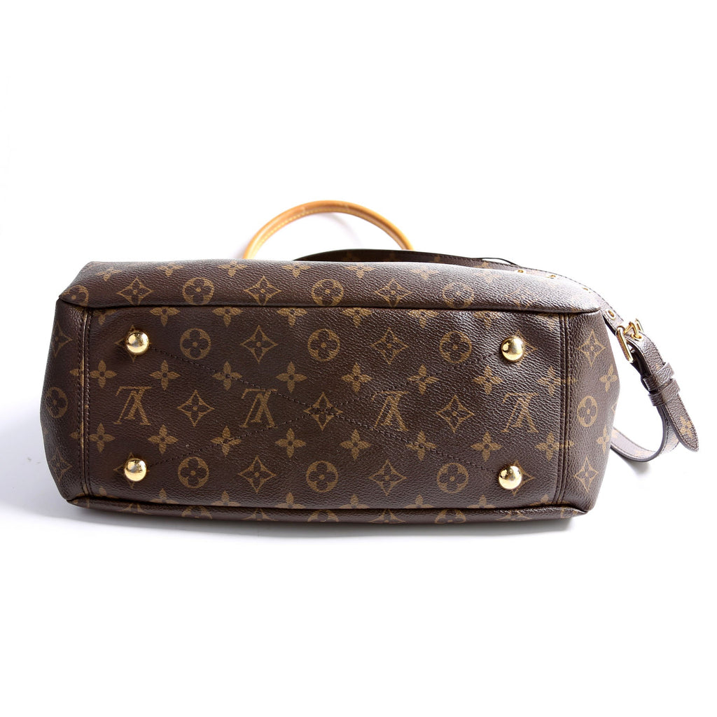 Pallas Tote Monogram Leather Side