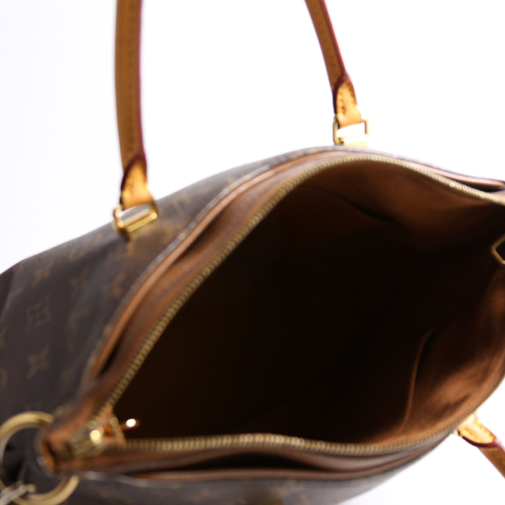 Pallas Tote Monogram Leather Side