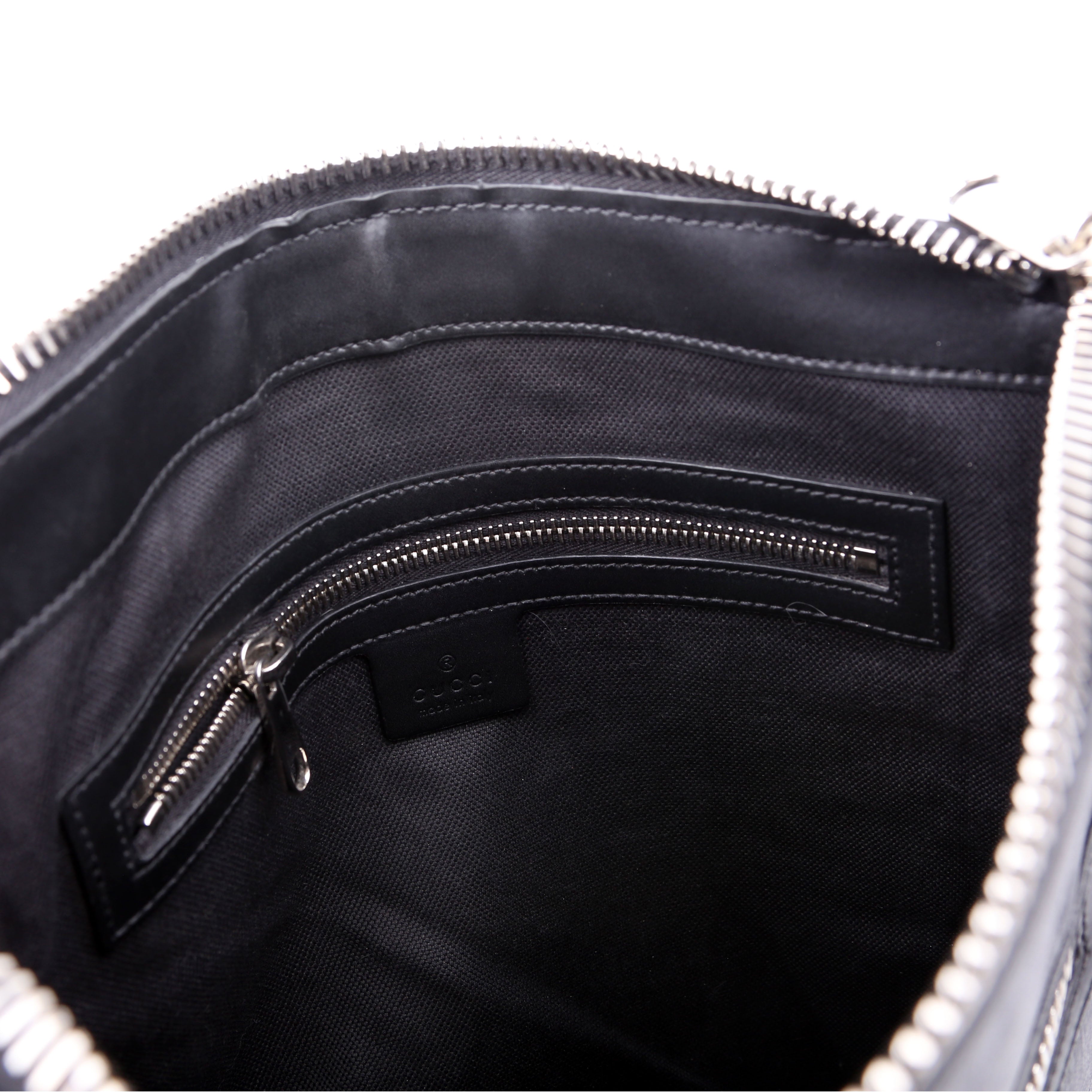 Gucci 474137 GG Supreme Messenger Black