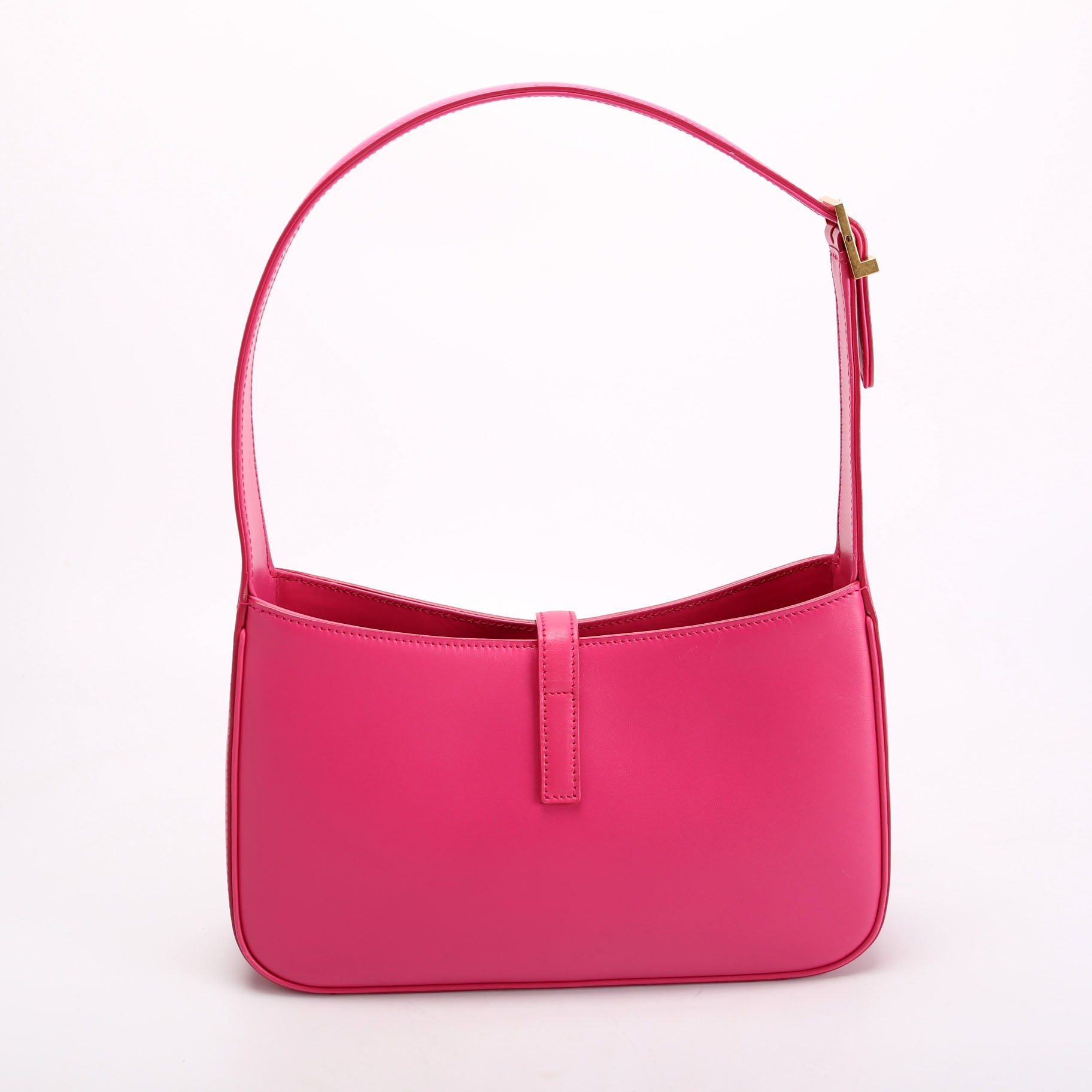 SAINT LAURENT 657228 Le 5 A 7 Hobo Leather Pink
