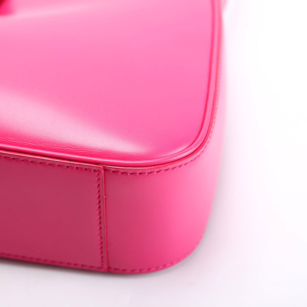 SAINT LAURENT 657228 Le 5 A 7 Hobo Leather Pink